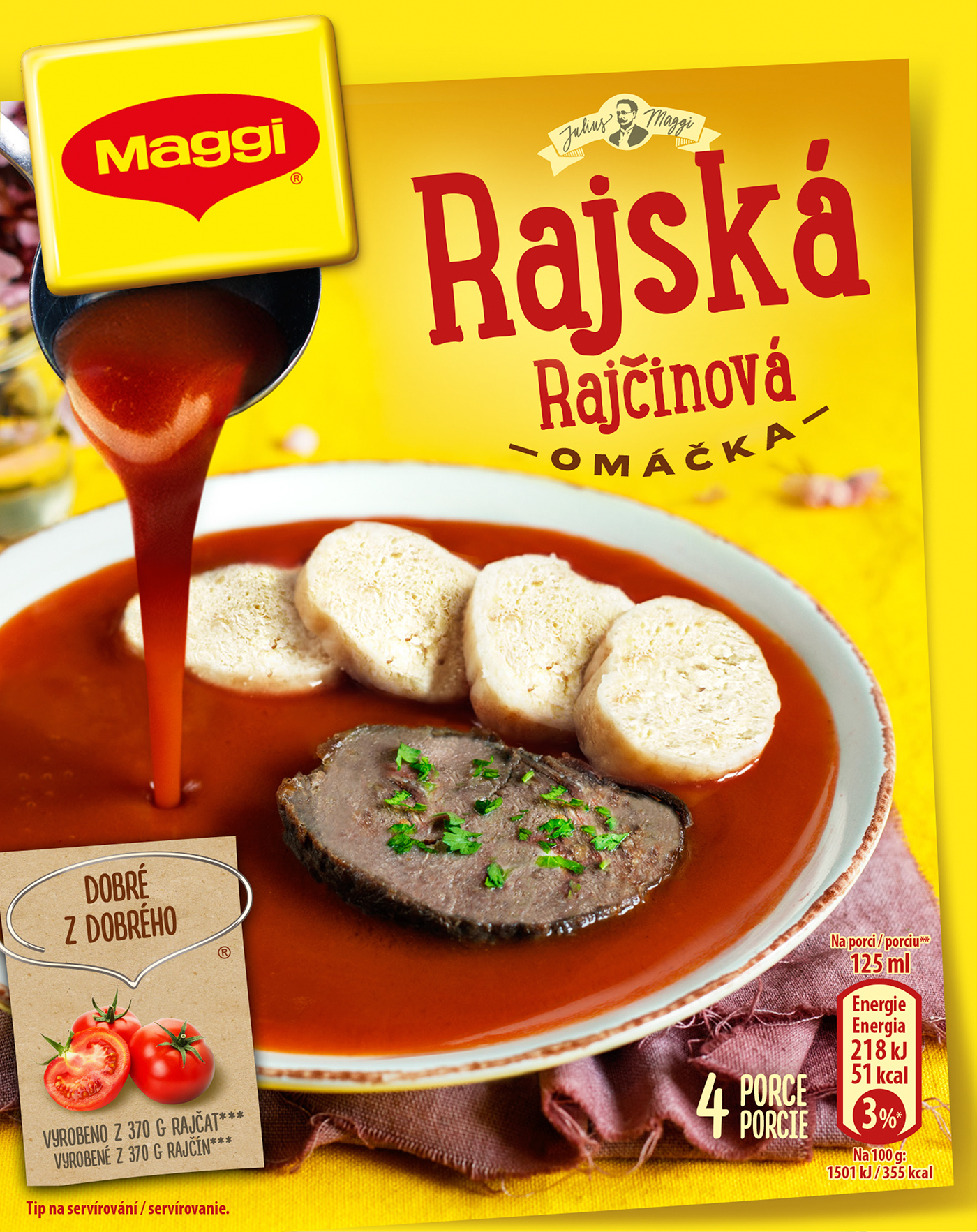 food photography food styling Maggi nestle Rebrand Packaging Czech Republic commercial food photography
