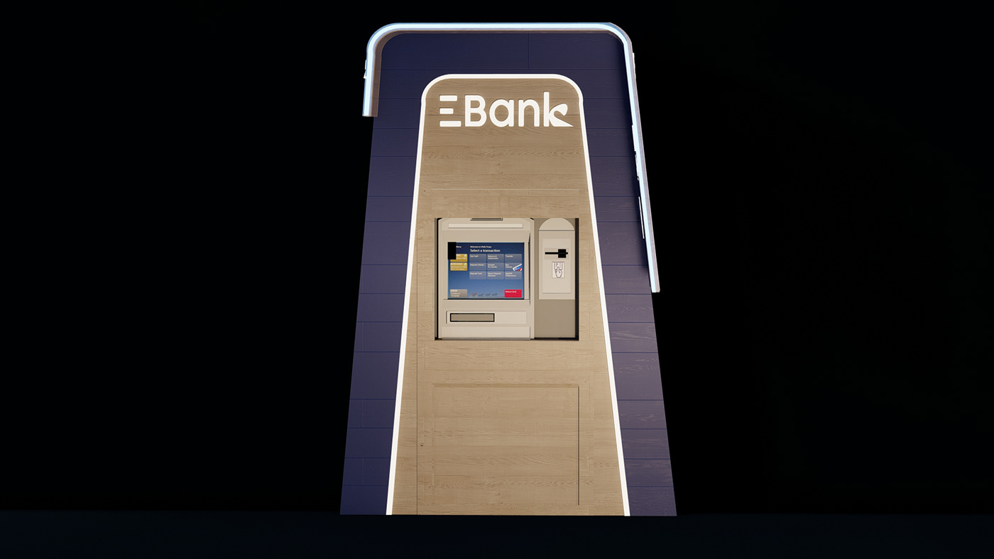 ATM Automated Teller Machine Bank cityscape eBank finance ict virtual bank mastercard Visa