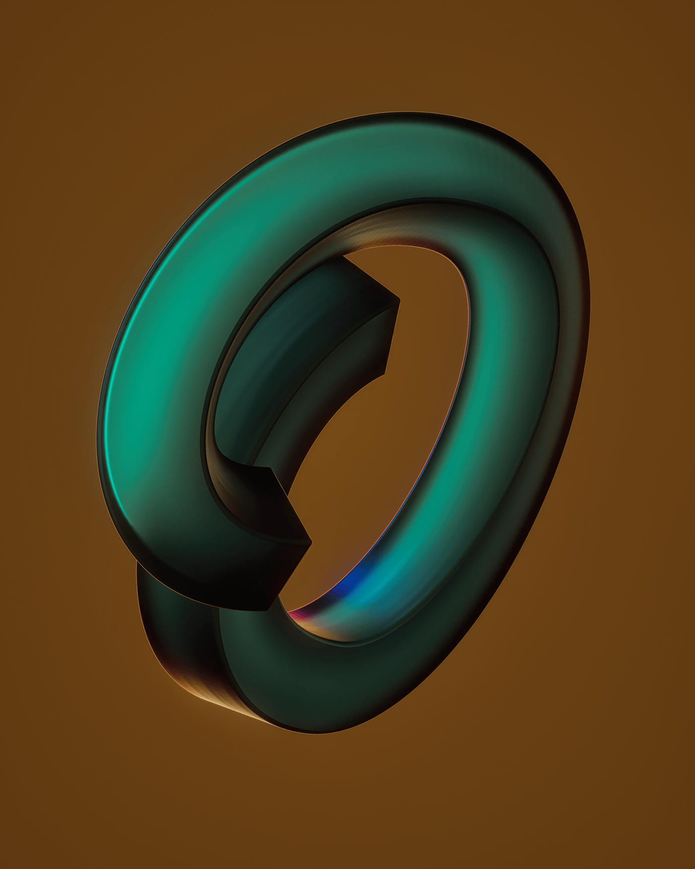36days 3D font type typography  