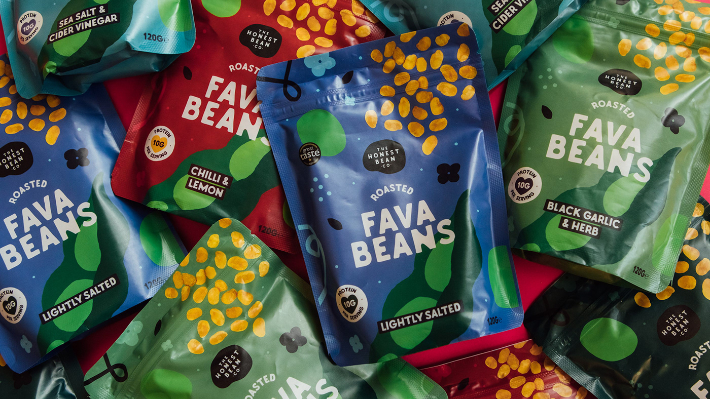 Packaging product Food  beans snacks packet FMCG branding  organic healthy