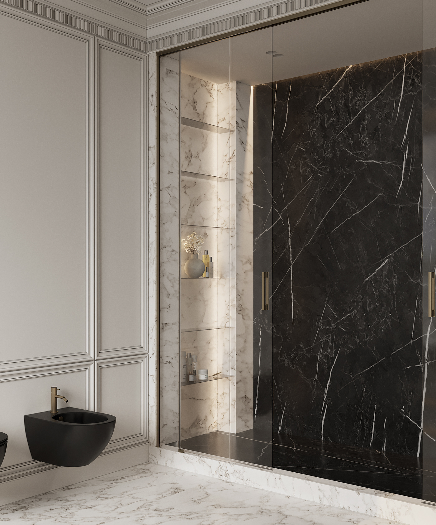 3D 3ds max bathroom interior design  Render visualization ванная дизайн интерьера интерьер Санузел