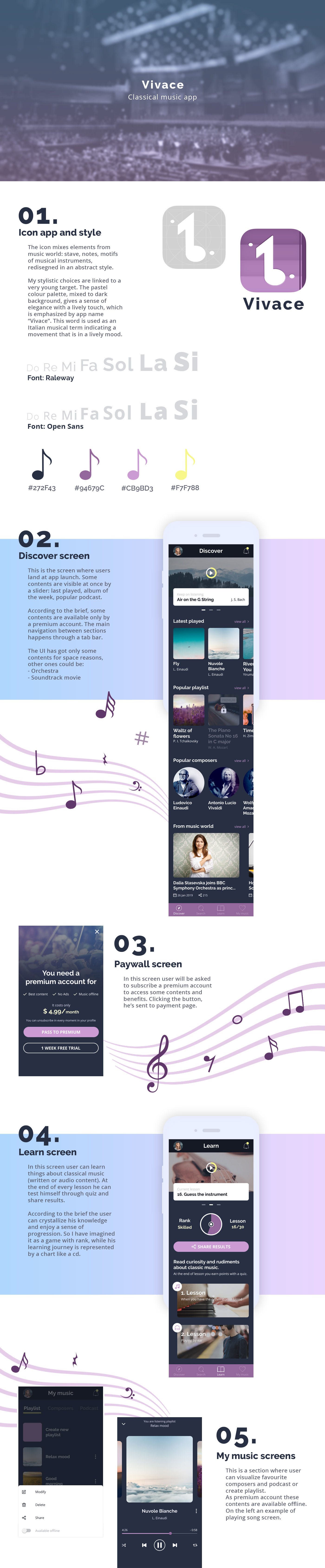 ui design app UX design Web Design  Icon challenge Classical music inspire