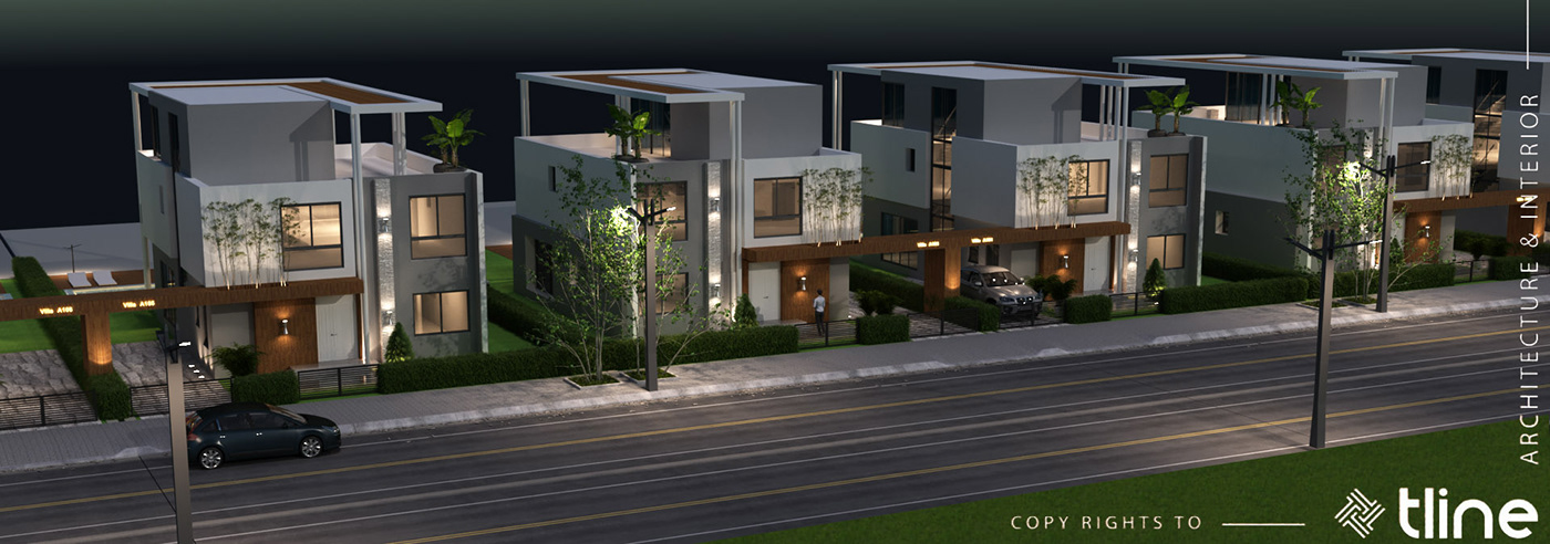 3D 3ds max architecture corona exterior house modern Render visualization