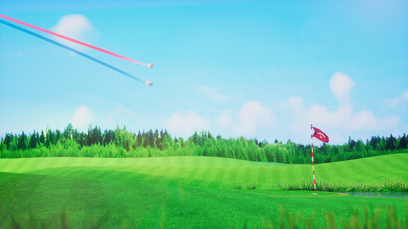 golf callaway 3d animation bird cartoon character animation pixar disney