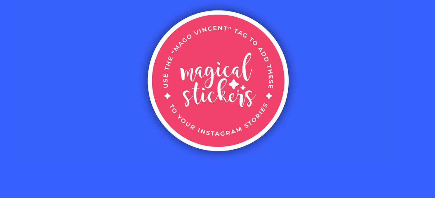 animation  gif giphy ILLUSTRATION  instagram lettering Magic   magician mago vincent stickers