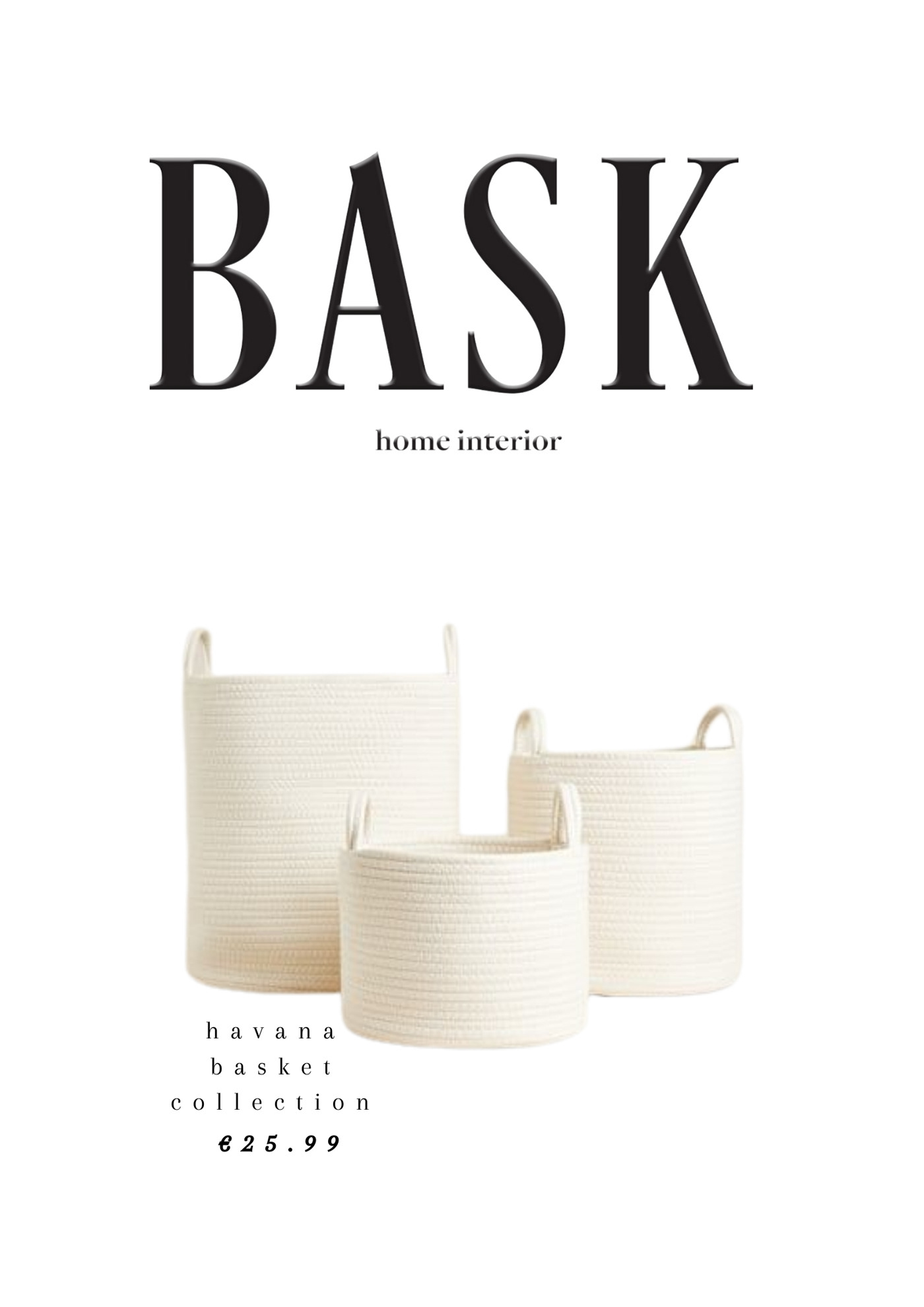 Basic logo magazine page 
for basket advertisment 