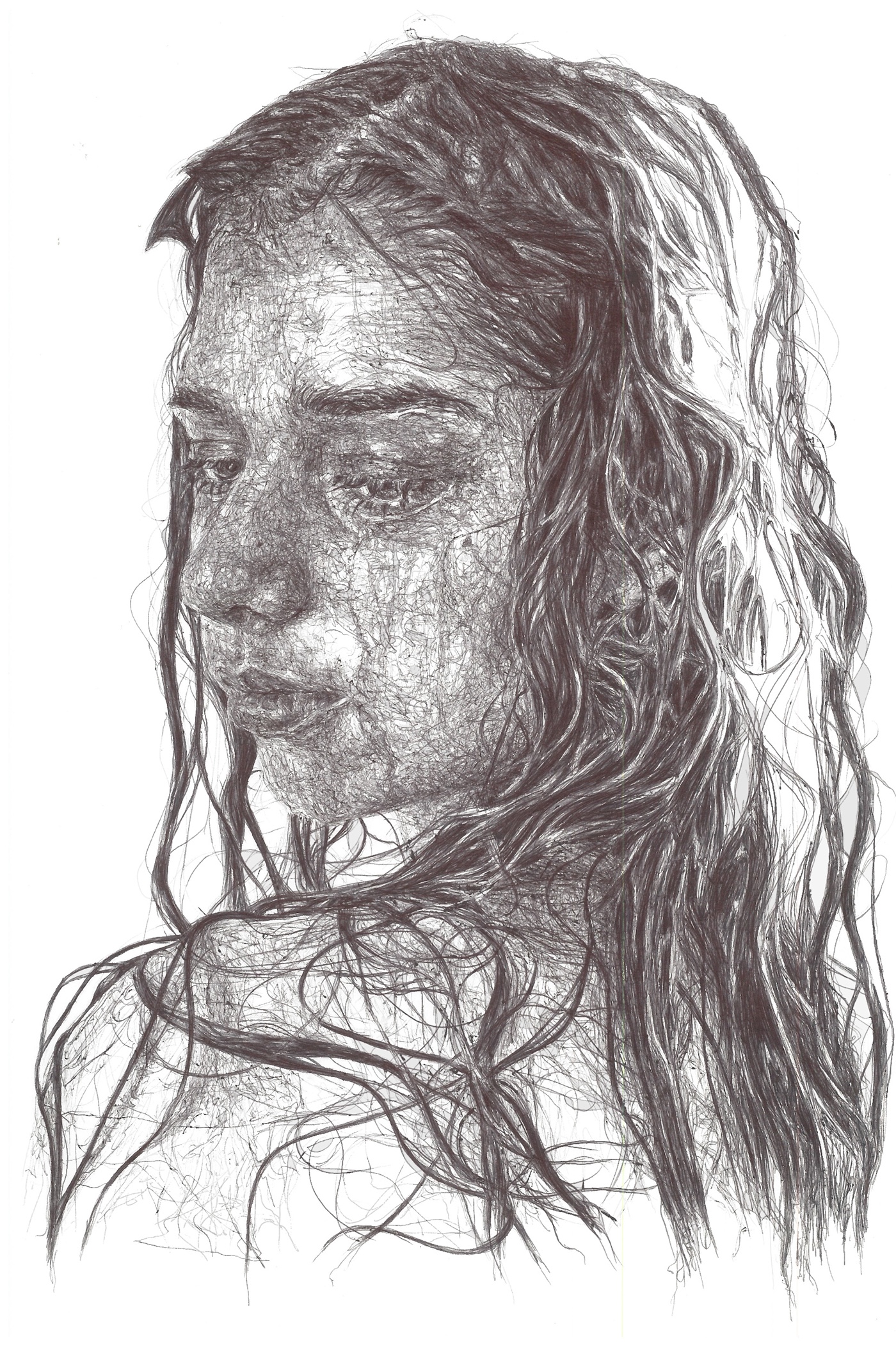 Drawing  biro pen Portraiture ILLUSTRATION  art design charcoal