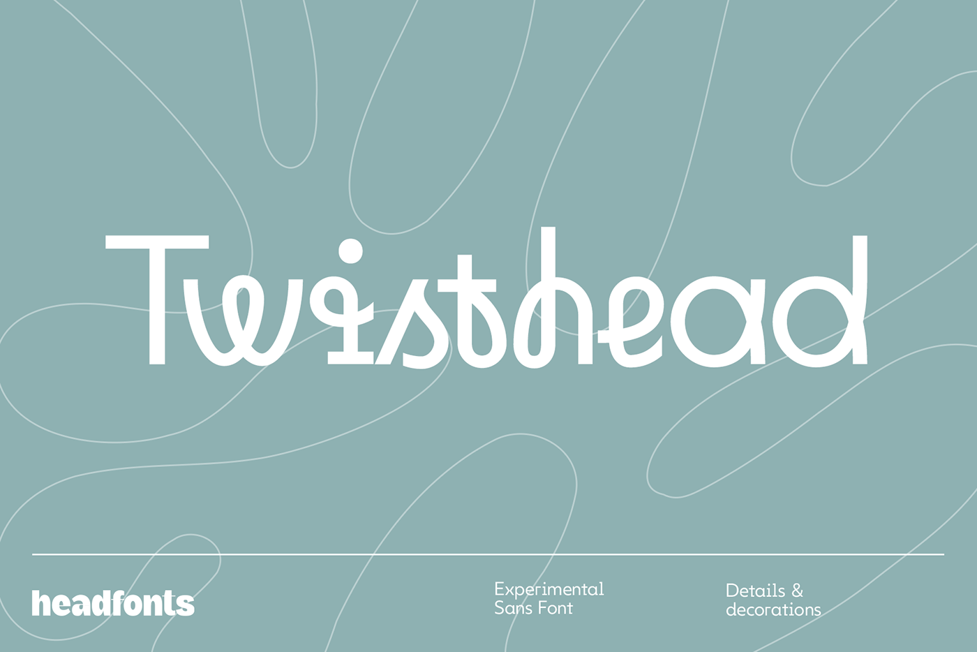 Dynamic modern font Typeface vibrant Unique Twist calligraphic curves Fun