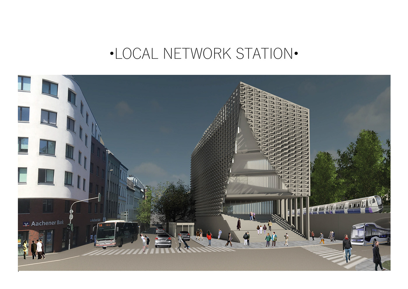 Aachen architecture bachelor elecrticity Hub local network station Smart Sustainable