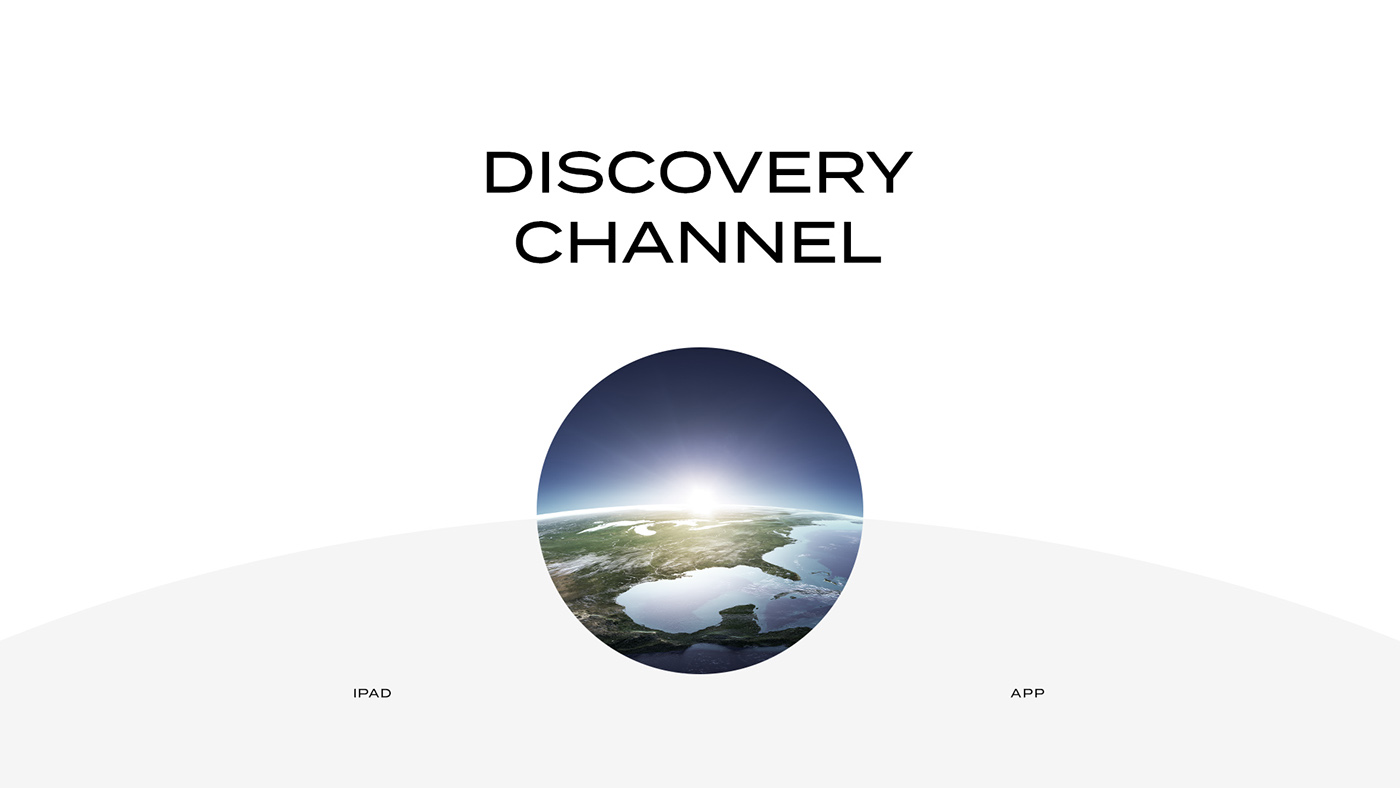 discovery ipad application Discovery Channel creative concepts TV Schedule Discovery Channel iPad