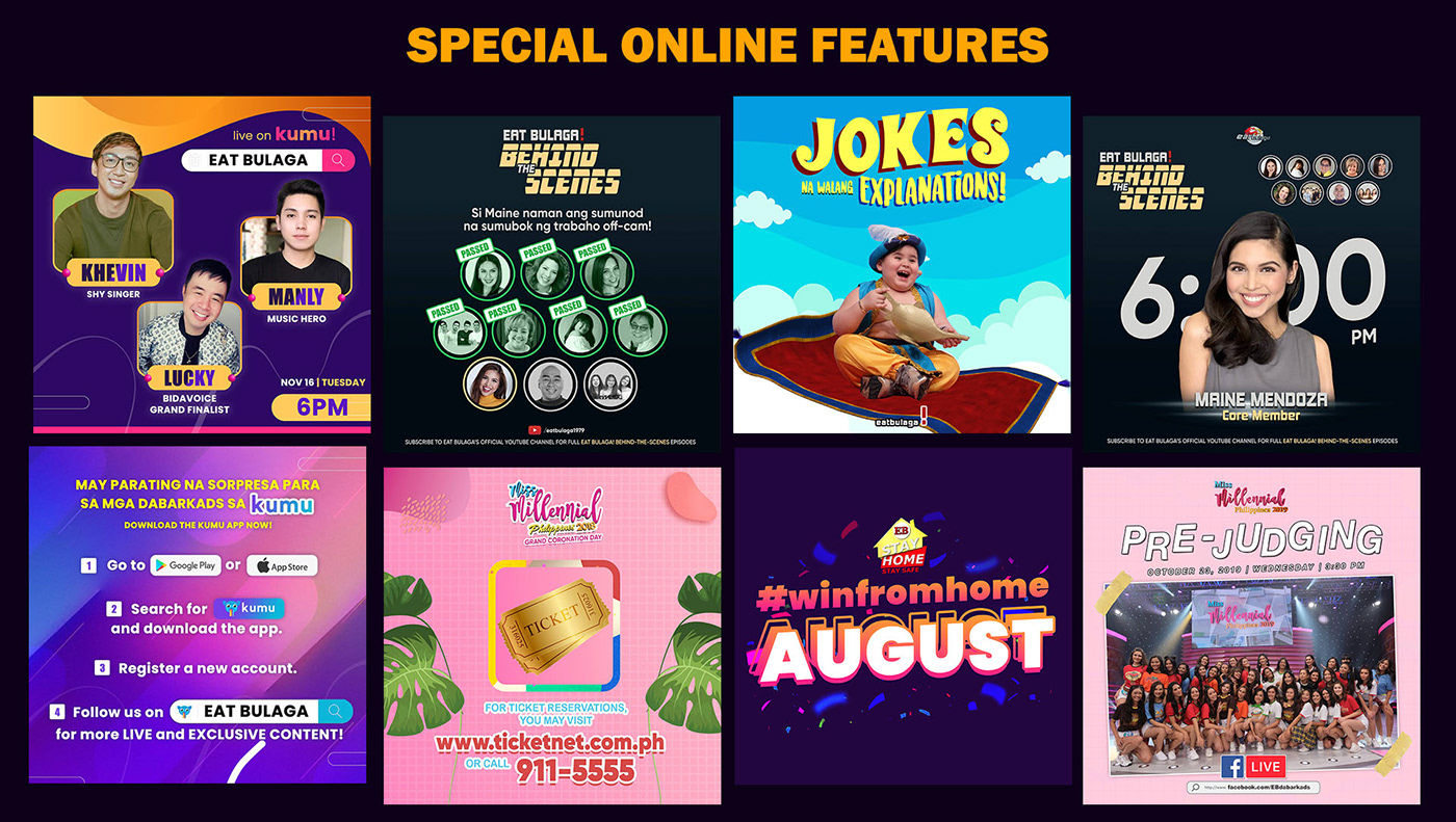 eat bulaga graphic design  Layout Noontime Show television tv series