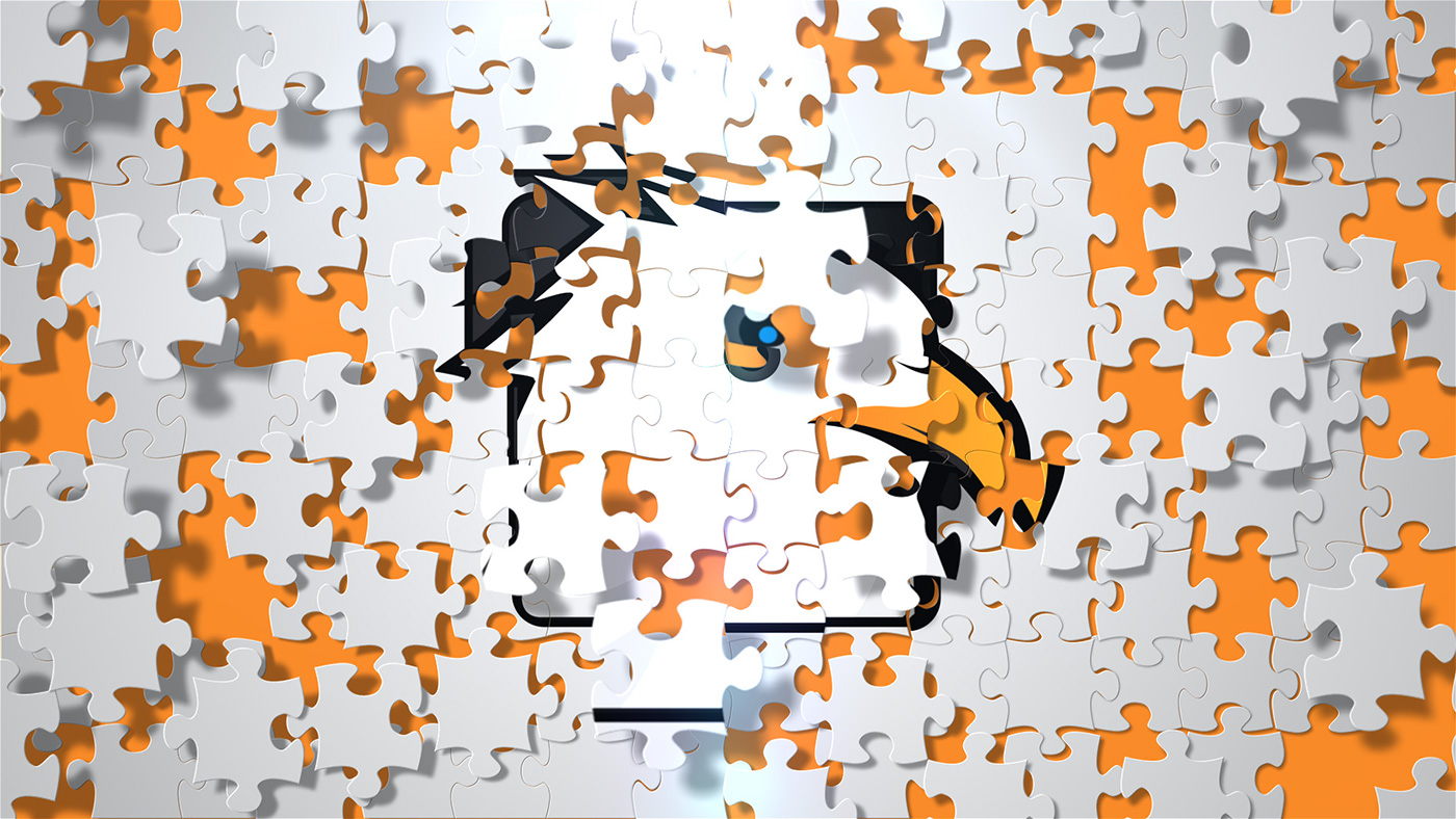 Jigsaw puzzle logo reveal puzzle logo jigsaw logo puzzle opener