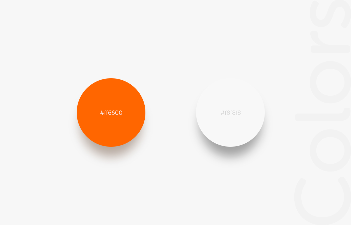 minimal clean modern strong White digital Website shop Ecommerce bath orange UI ux