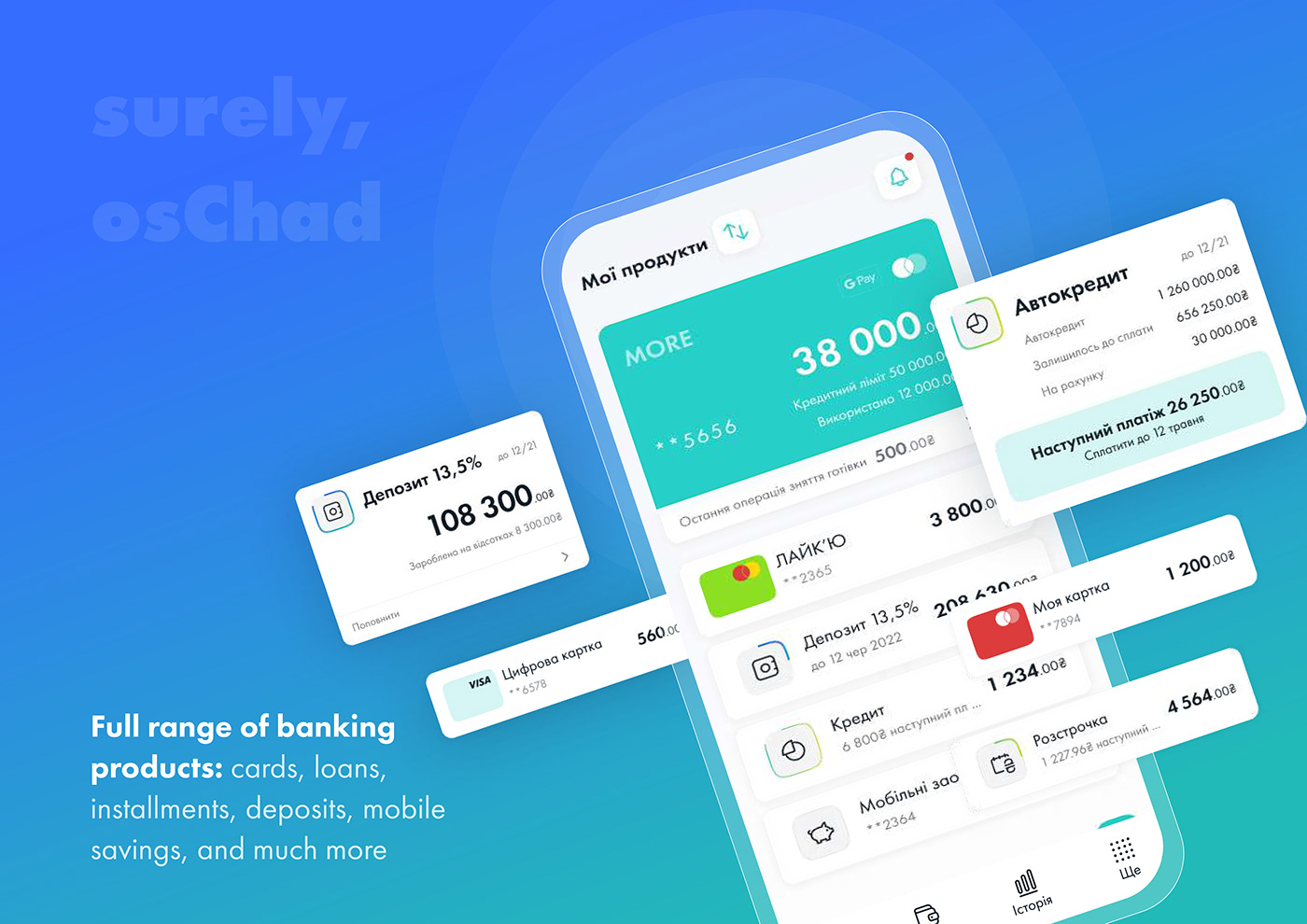 product design  banking app