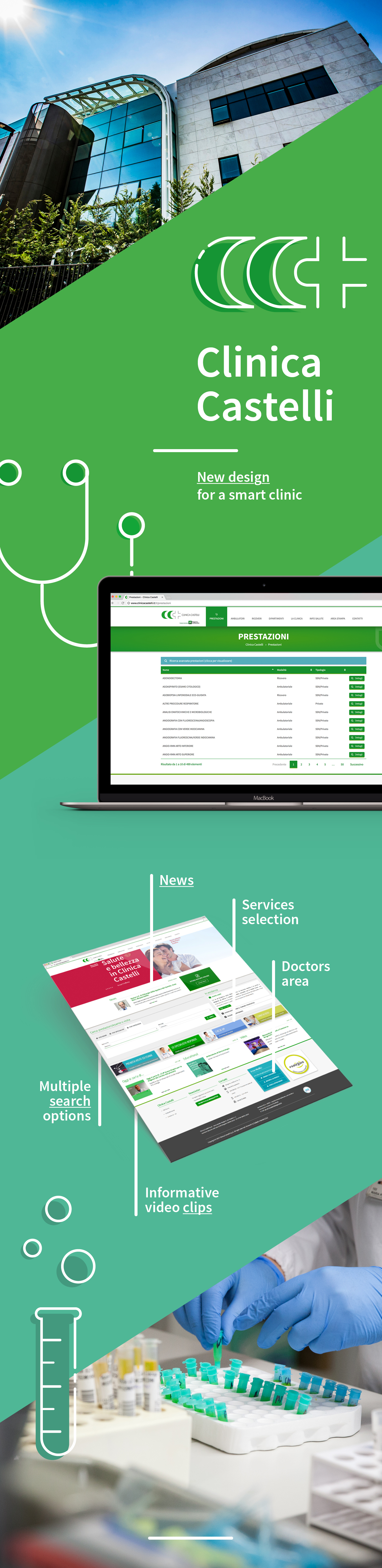 Health care graphic design  Web Design  bergamo medical