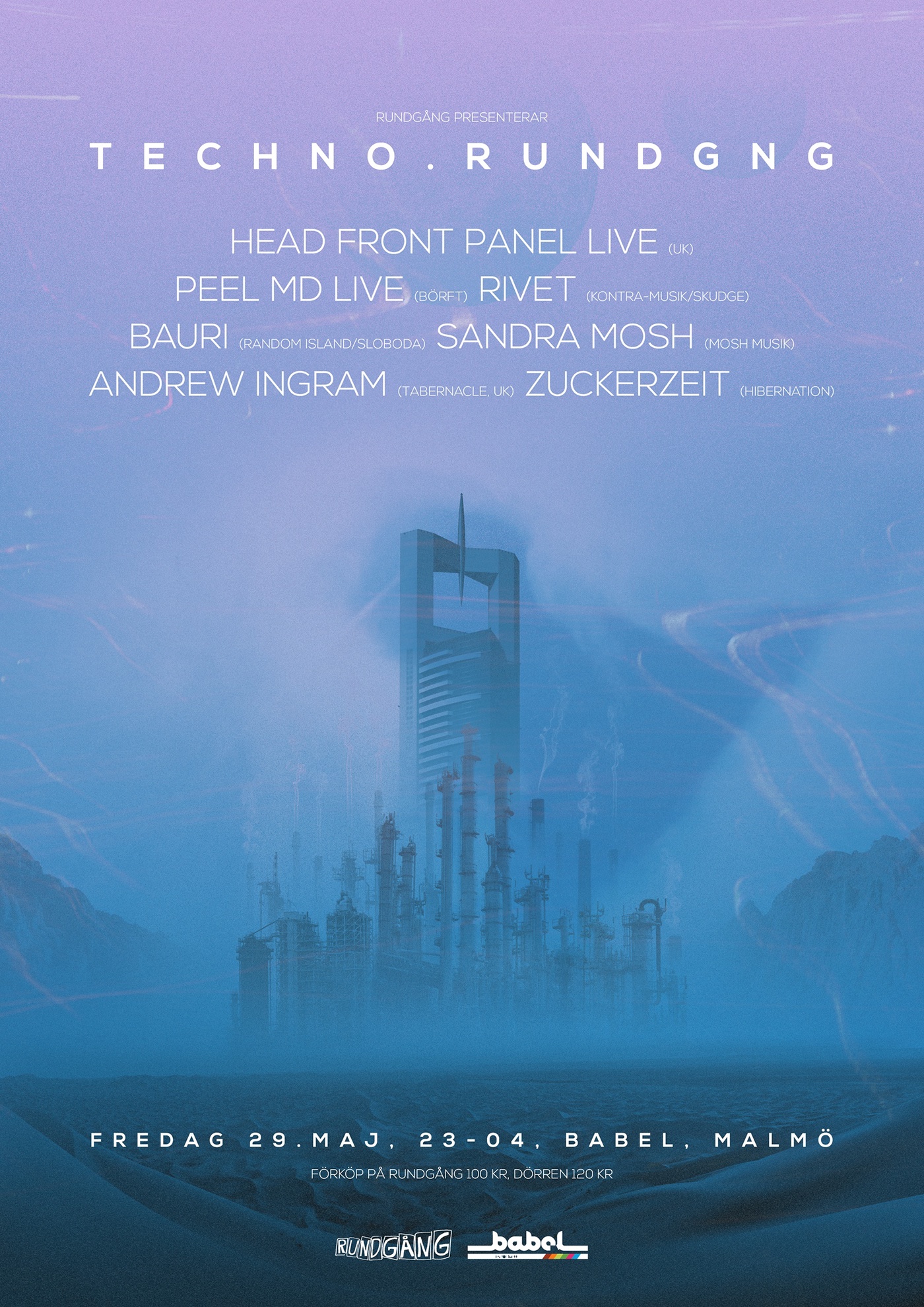 music techno poster Event sci-fi SF Retro vintage Landscape