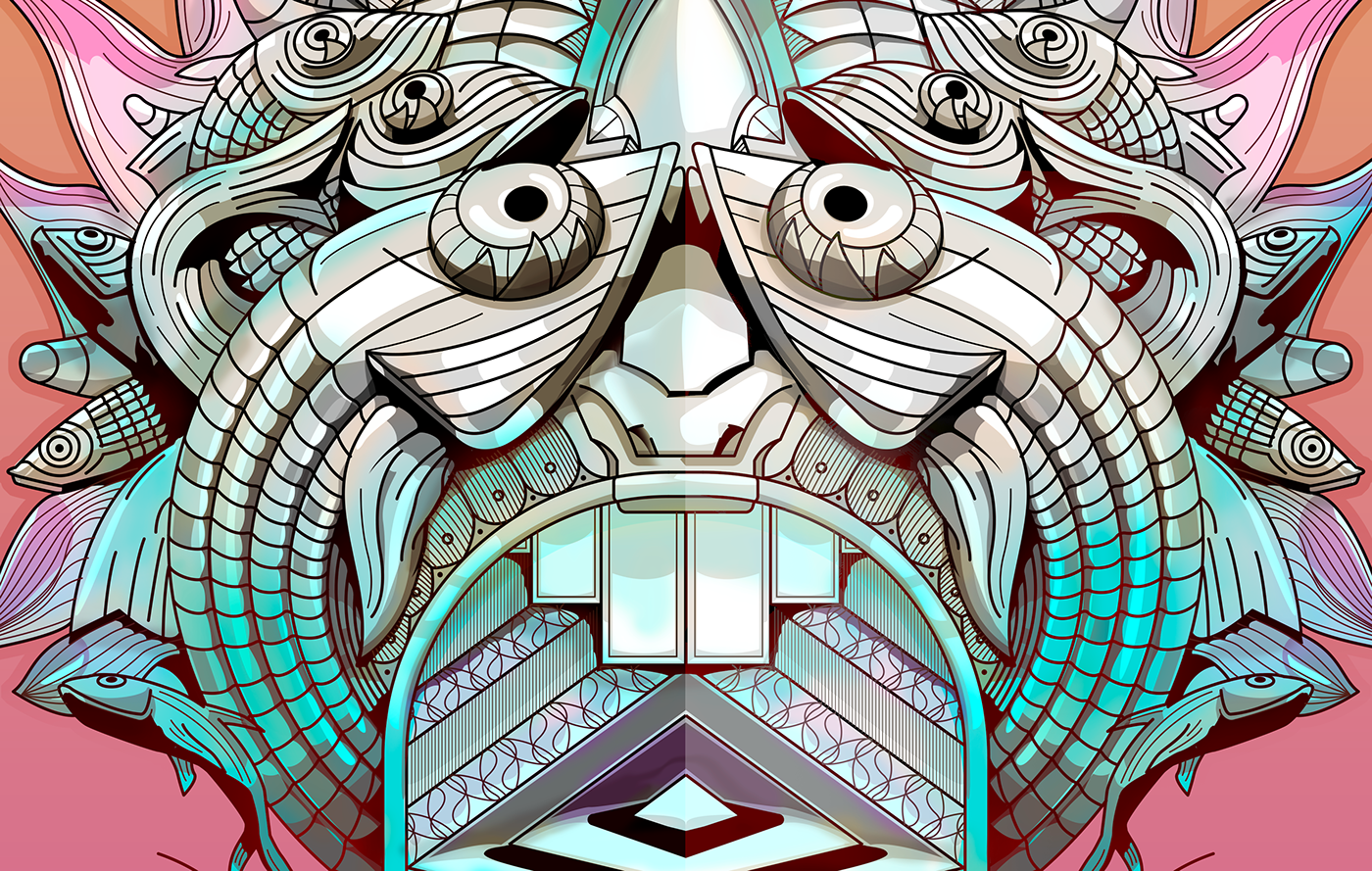 mask breslau mystery ILLUSTRATION art