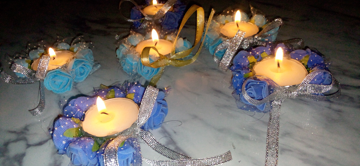 Candle Holders craft crafting decor fomic sheet fomicflower holder Tealight candles tealight holder