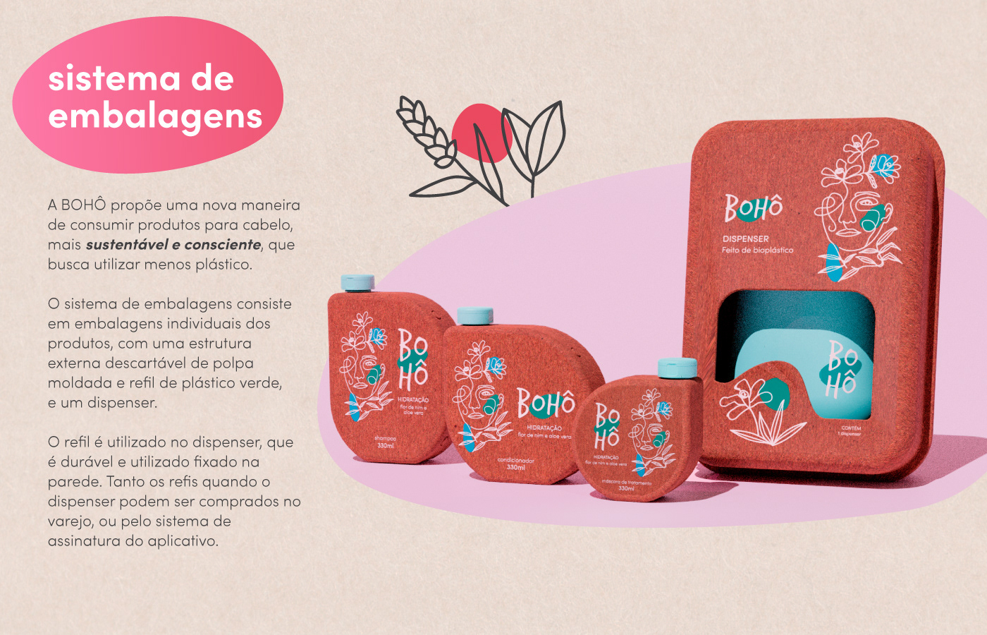 blender brand identity concept cosmetics eco embalagem Packaging Sustainability vegan visual