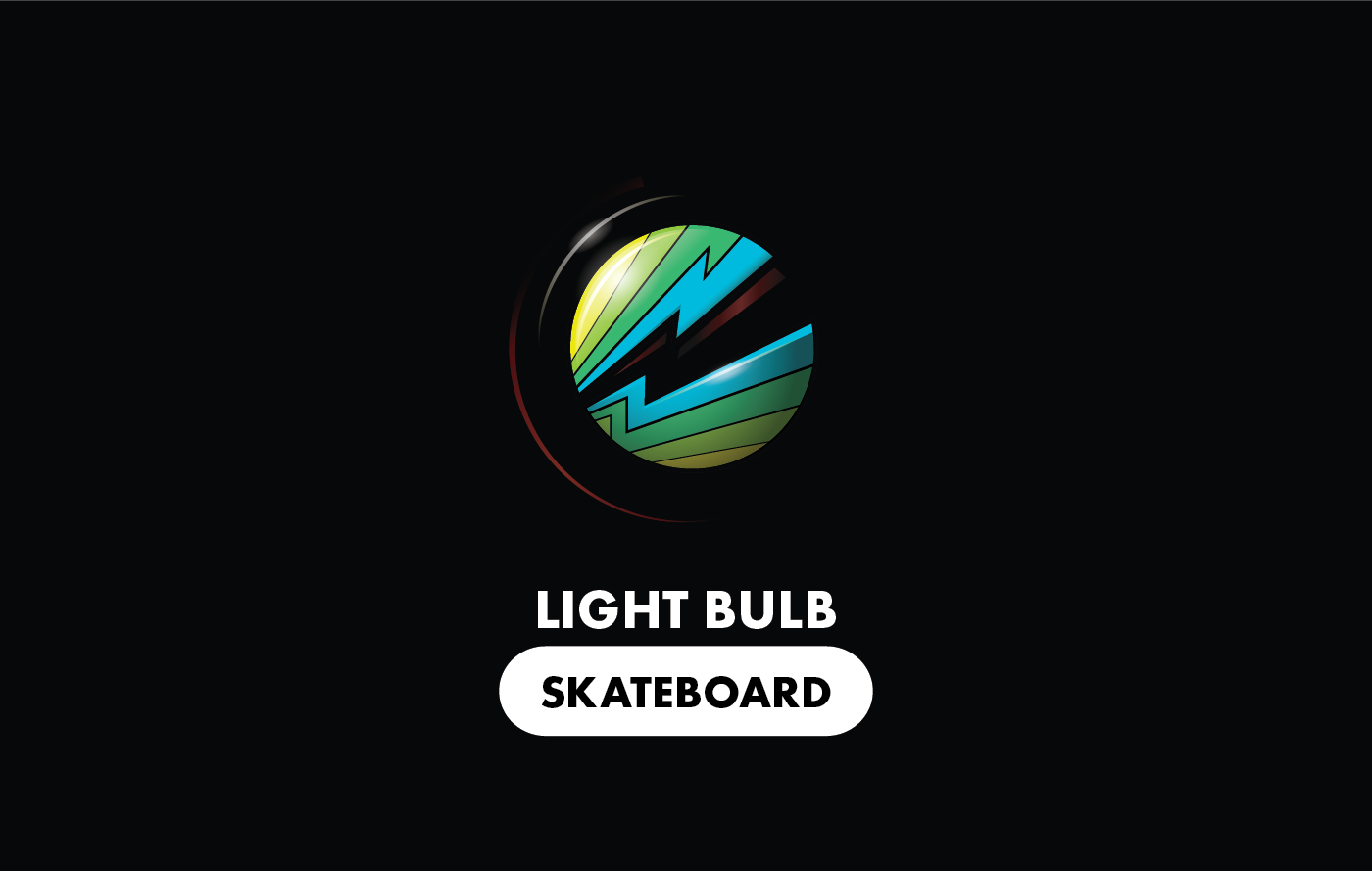 skate skateboard lettering typography   branding  gradient ILLUSTRATION  movement