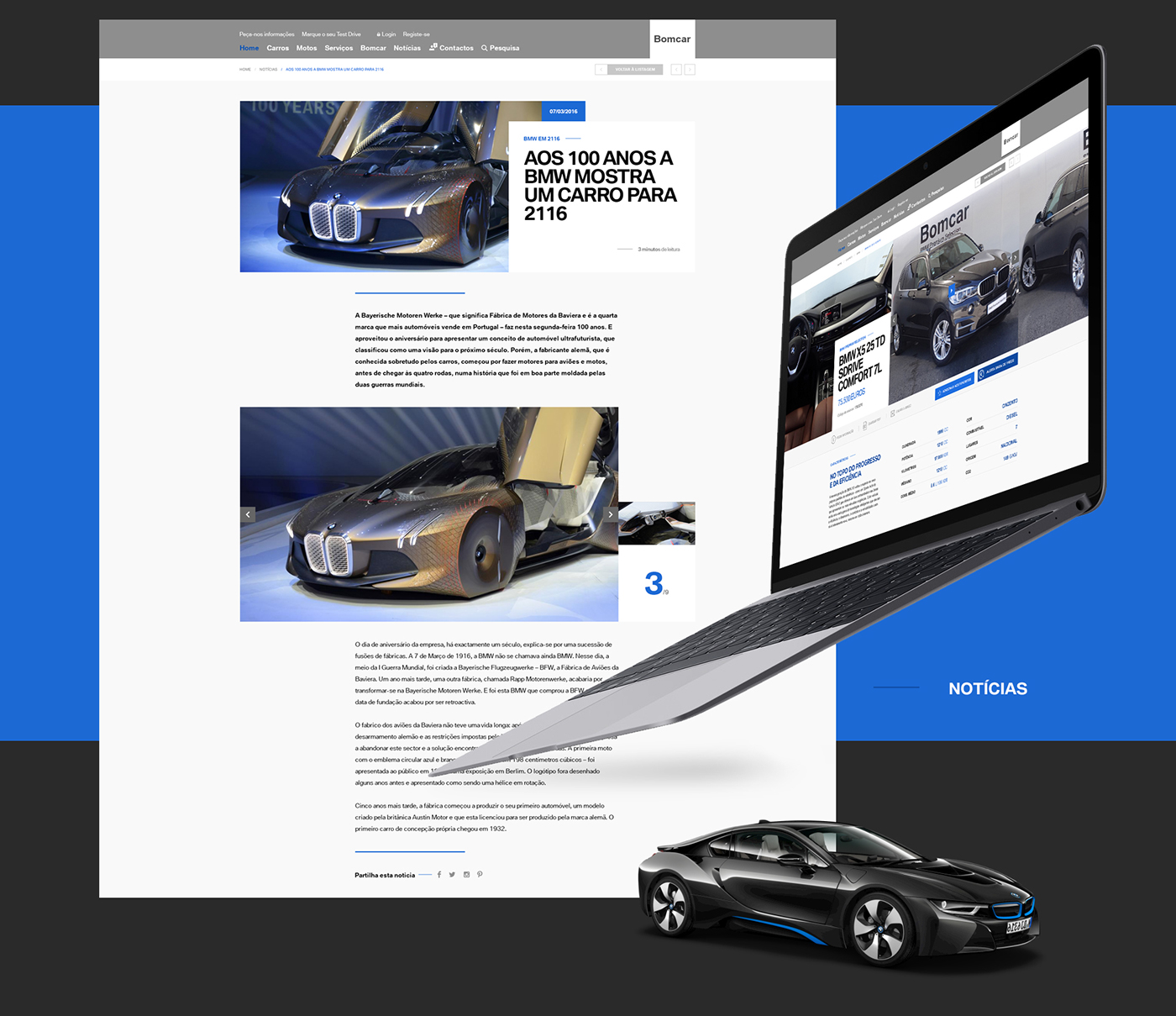 BMW Stand MINI Webdesign Responsive Cars