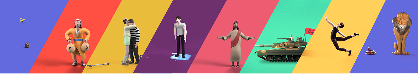 animation  3D Character educational motion graphics  Fun colorful stylized toy bitesize