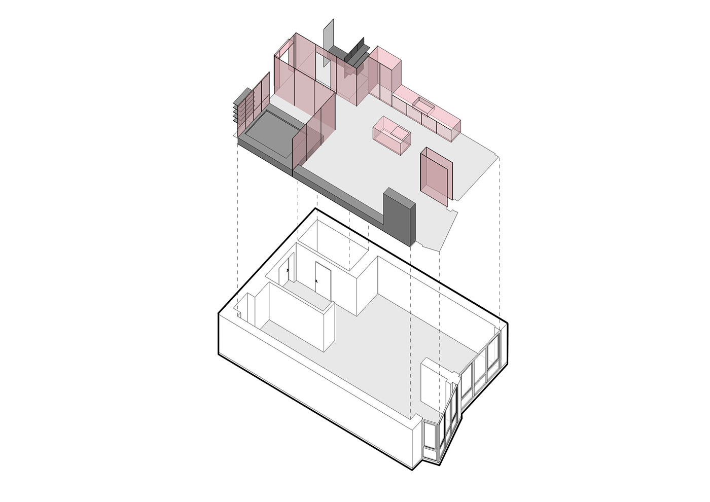 Interior architecture design Minimalism interiordesign Terrazzo minimal black apartment flat
