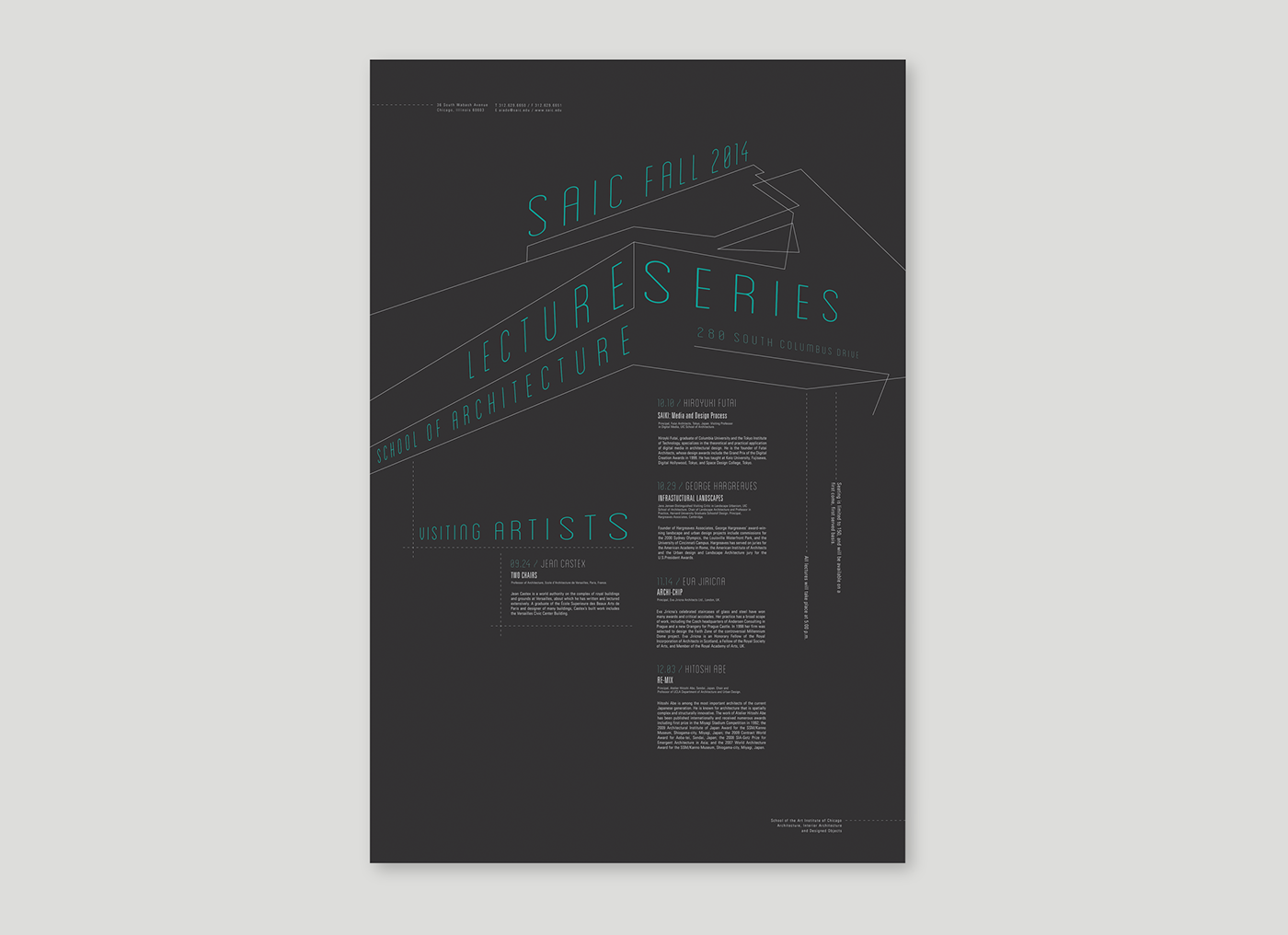architecture lecture series poster