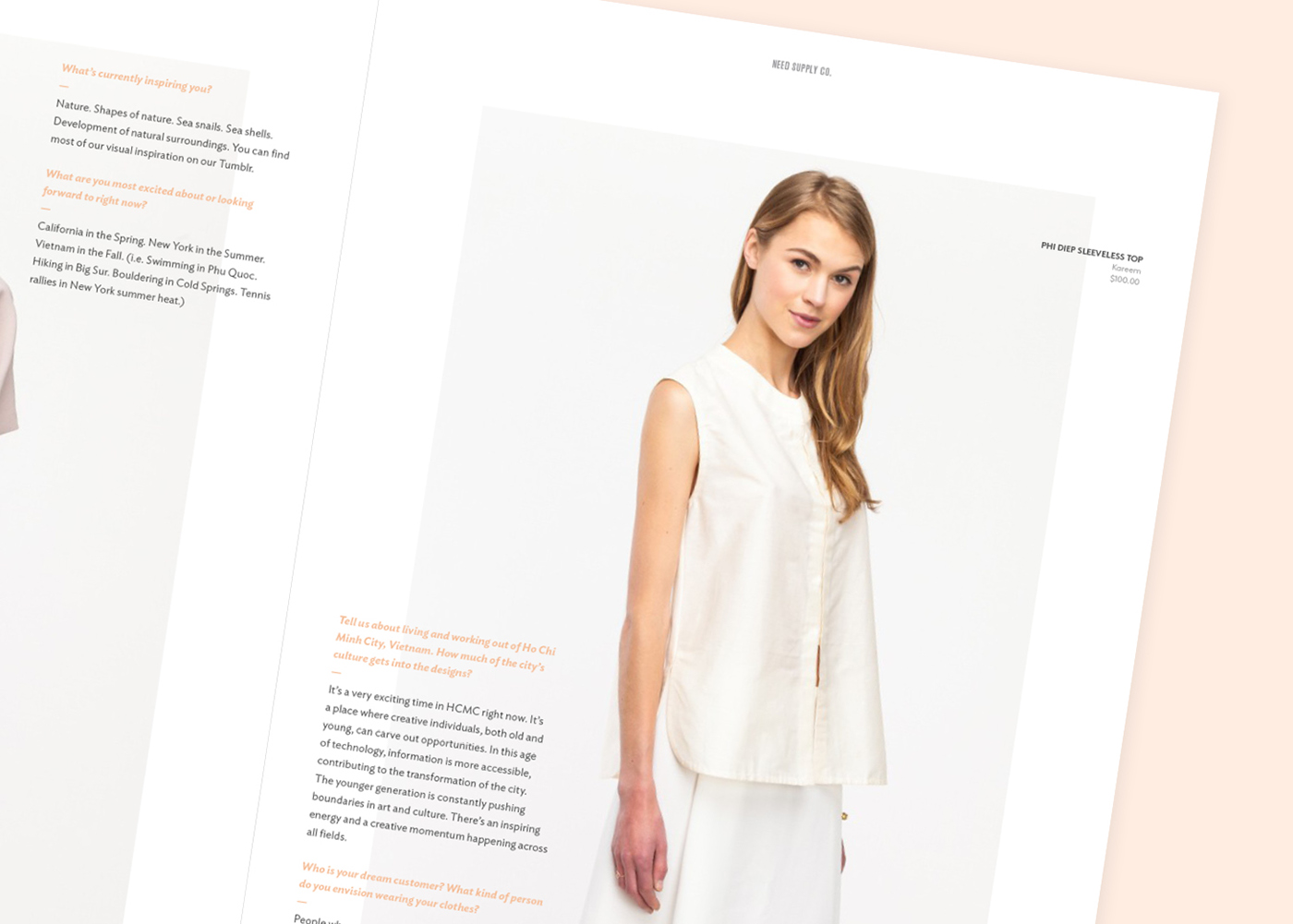 fashion editorial Retail magazine print design editorial Style minimal