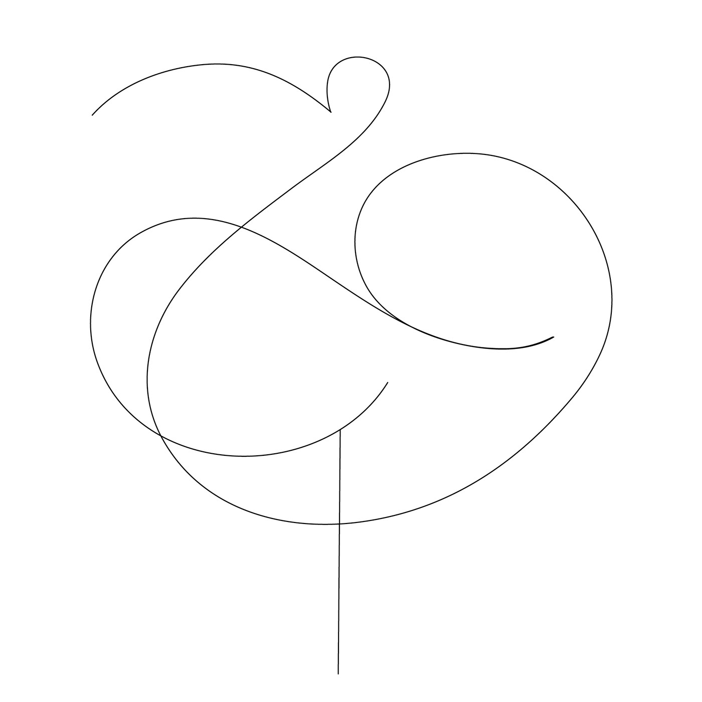 oneline line connection universal story minimal Unite simply DANCE