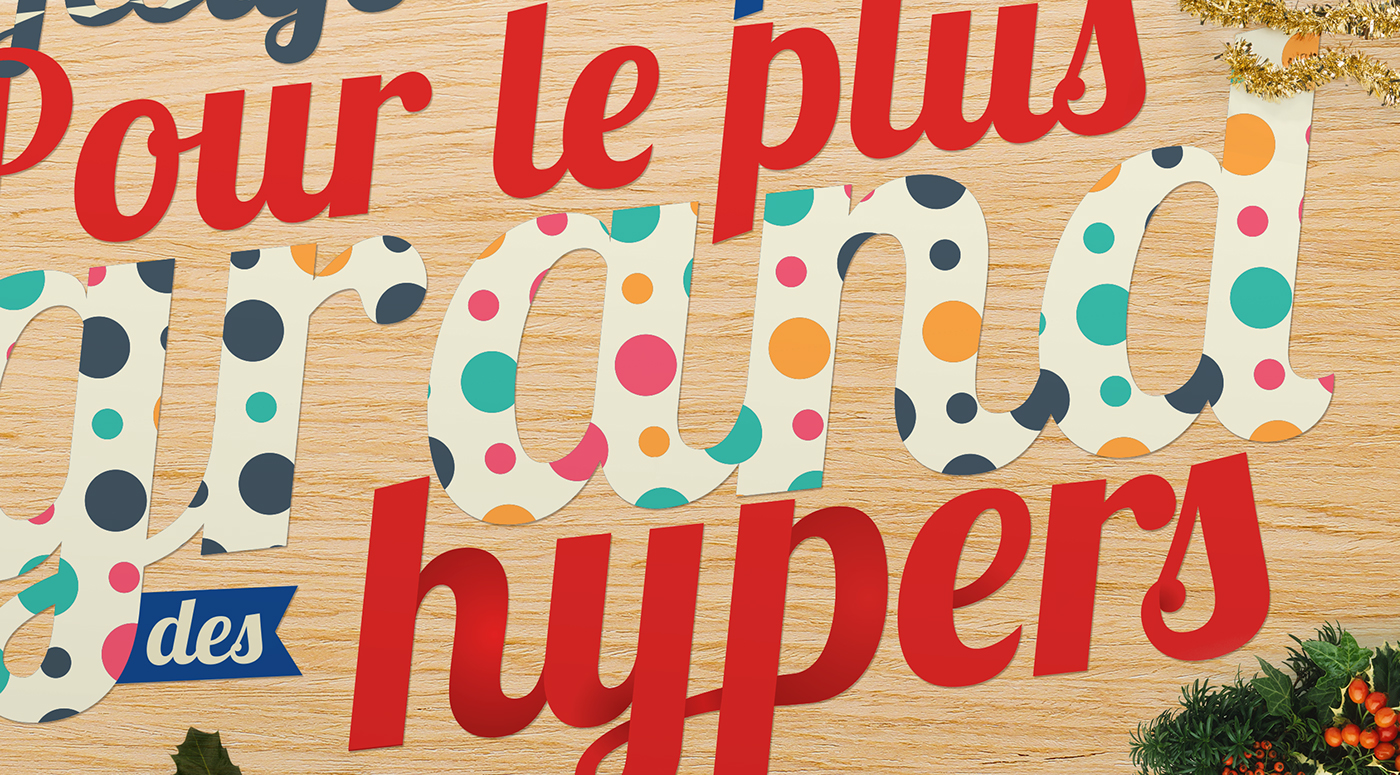 Carrefour new year nouvel an print campaign