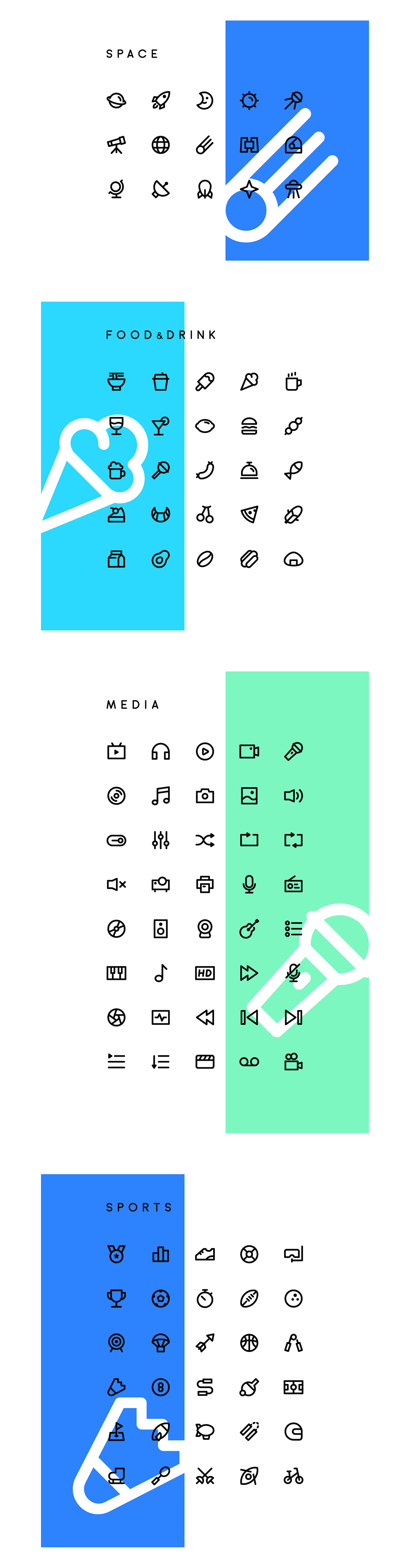 Icon iconset icons line icons Linear Icons