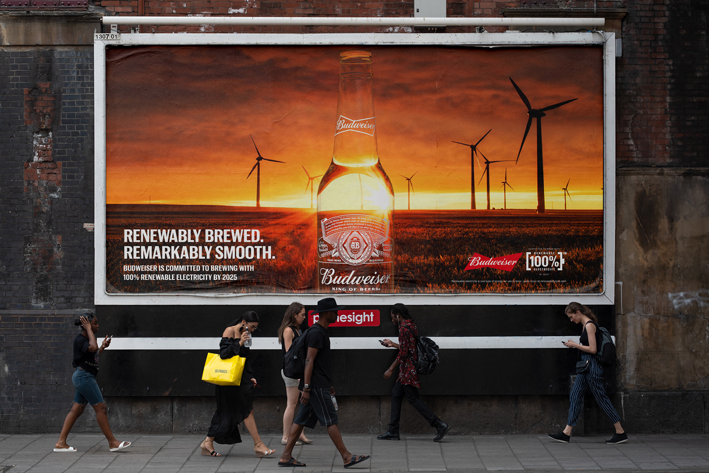 Advertising  beer Budweiser campaign earth day Nature