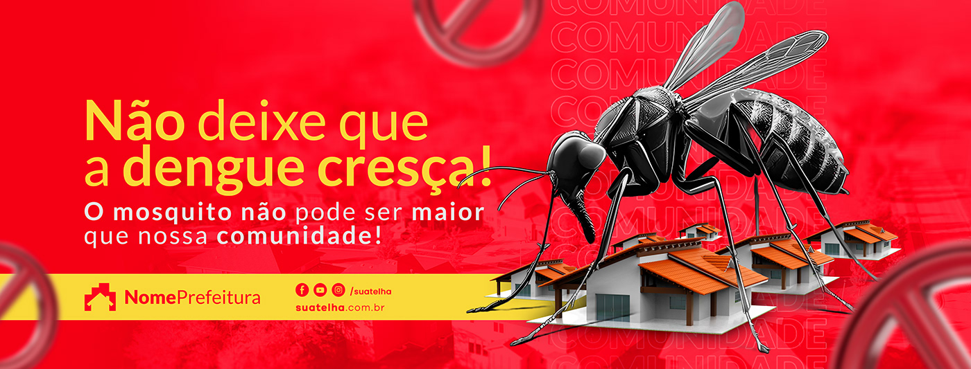 dengue Prefeitura design brand identity artificial intelligence Render Social media post designer Digital Art 