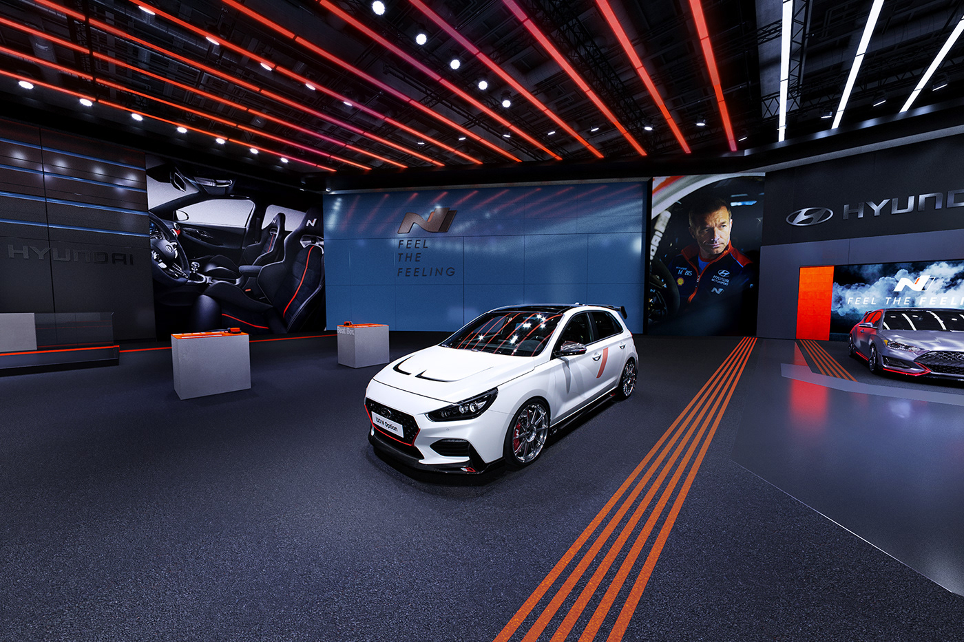 auto show booth Event Exhibition  Hyundai messestand Motor show N Division N Performance Stand