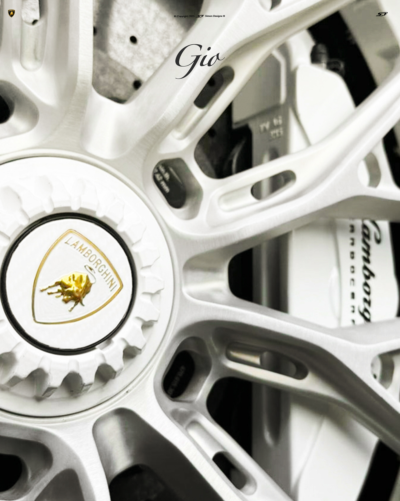 Simon Designs designer Lamborghini Aventador lamborghini steering wheel design product design  арт