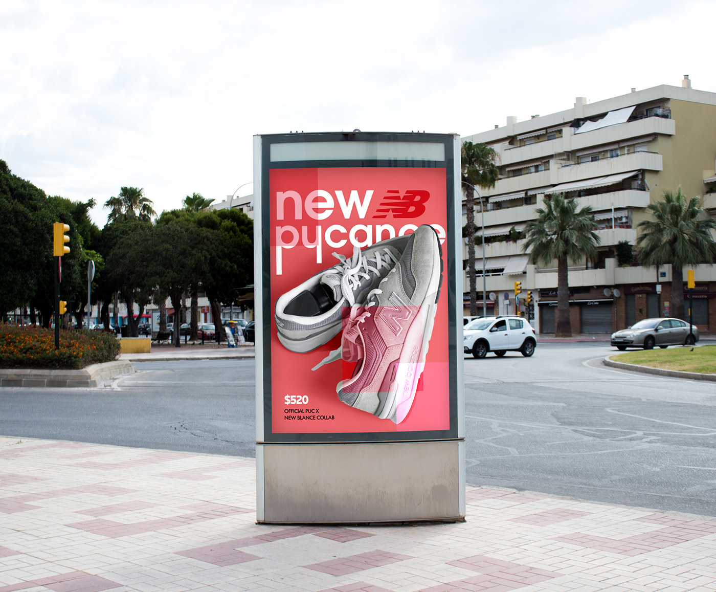 typography   commercial design adidas NewBalance Nike Shoes Poster Design adobe illustrator visual identity