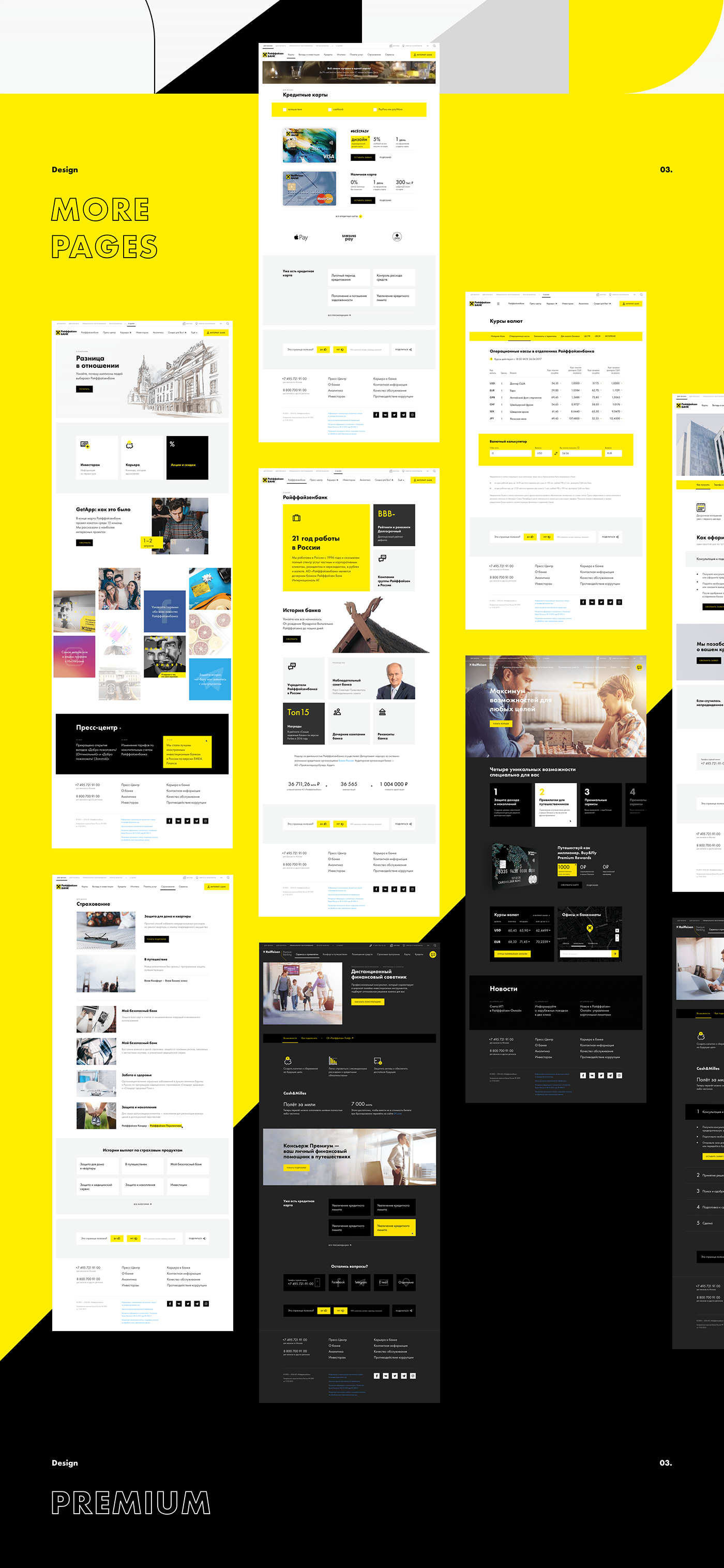 Bank UI ux corporate Web finance interaction yellow clean service