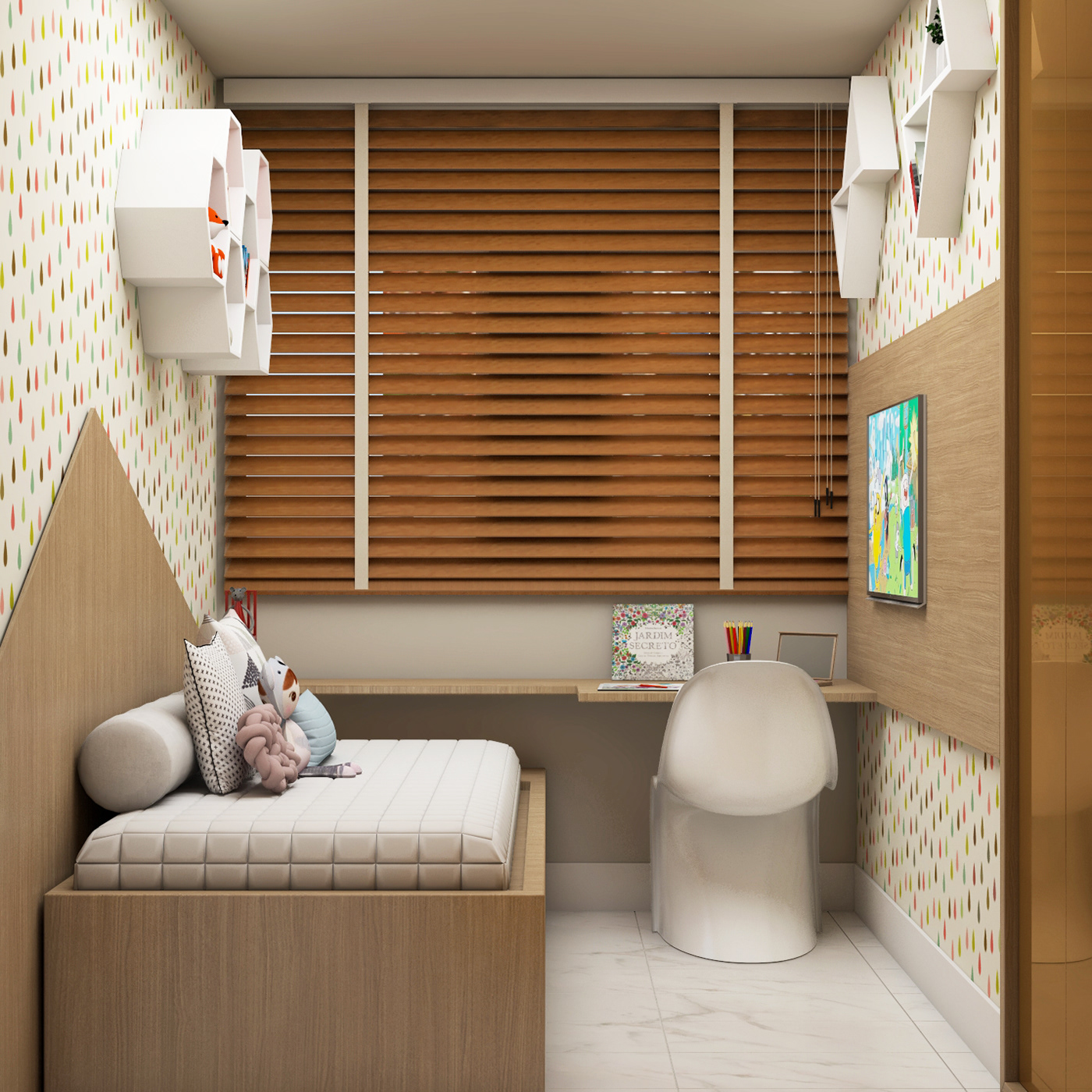 3D architecture bedroom conforto Decoração design de interiores interior design  interiores kids