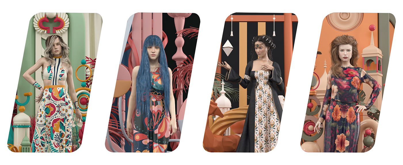 3D Render adobe 3dart Fashion  ILLUSTRATION  queen visuals daz studio design