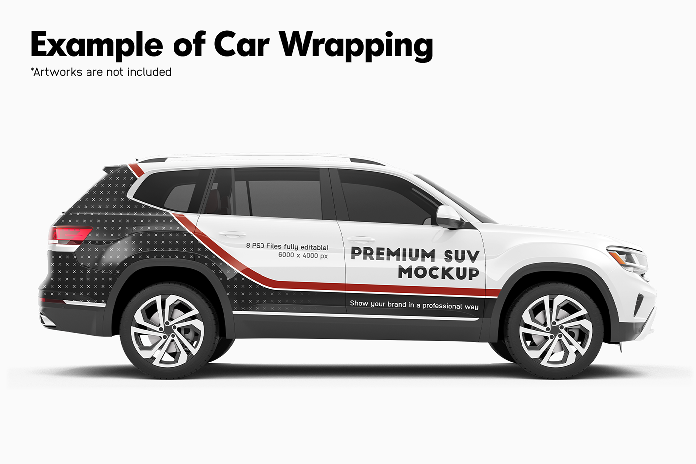 american car business decal digital mockup off road suv mockup tuning vinyl wrapping volkswagen VW