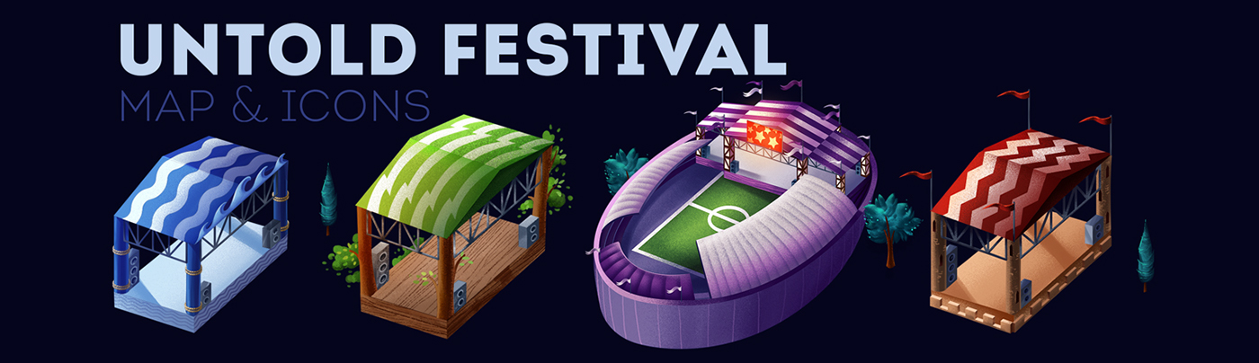 Horizon Festival Route Map on Behance