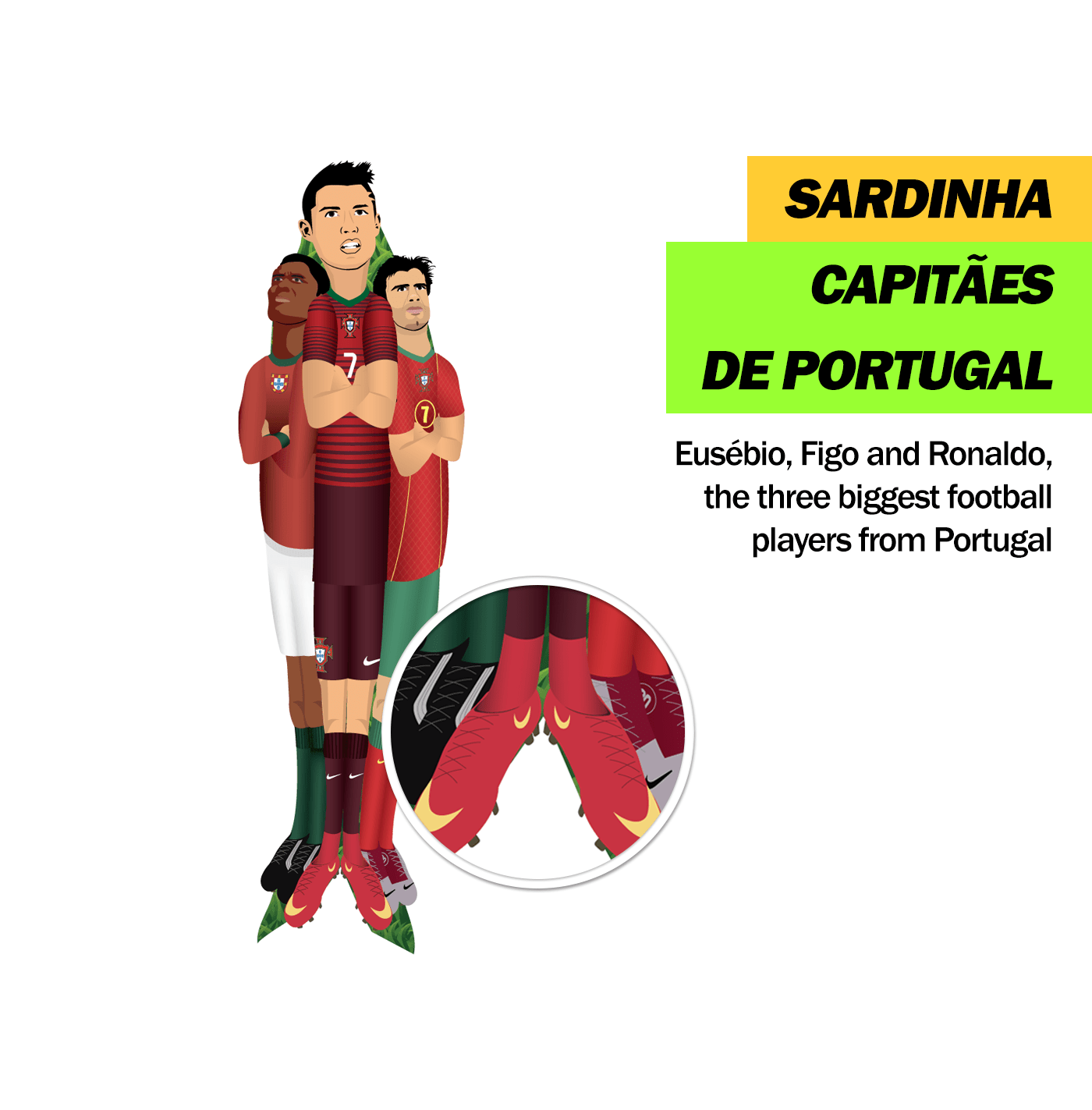 ILLUSTRATION  Digital Art  football Lisbon sardinhas wine tile Food  Portugal contest