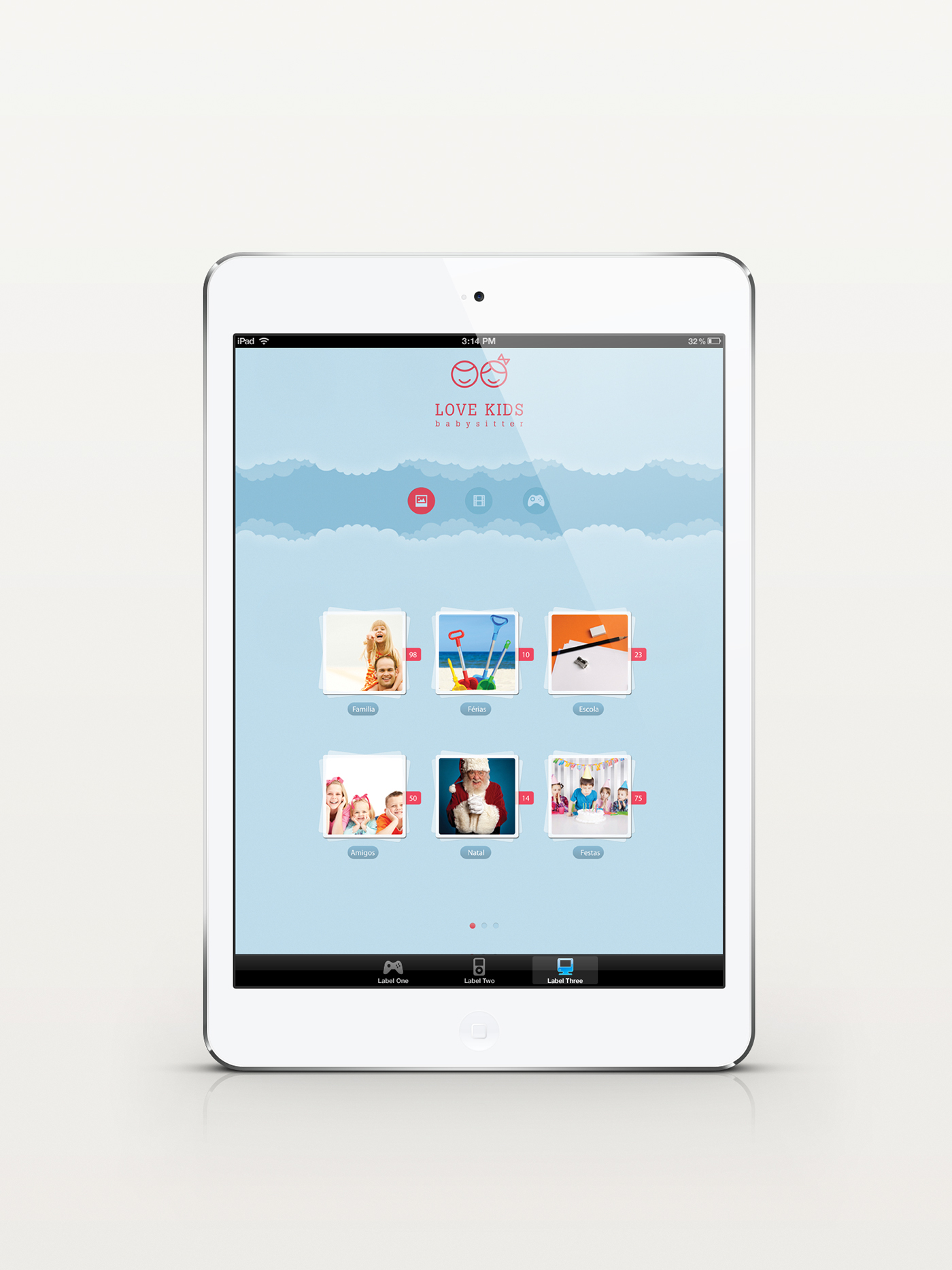 graphic design  branding  Interaction design  iPad