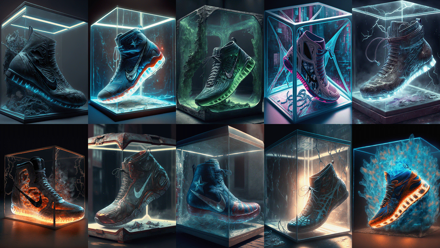 ai batman concept art dragon ball marvel Nike Nike Shoes SuperHero