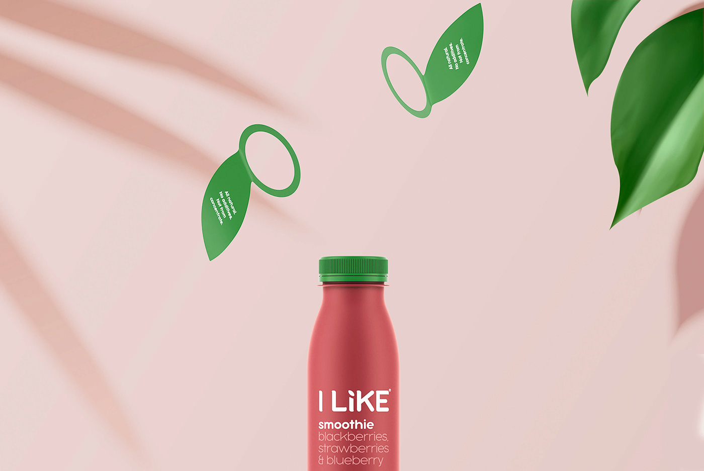 bottle color drink Food  green Health leaf Like Packaging smoothies