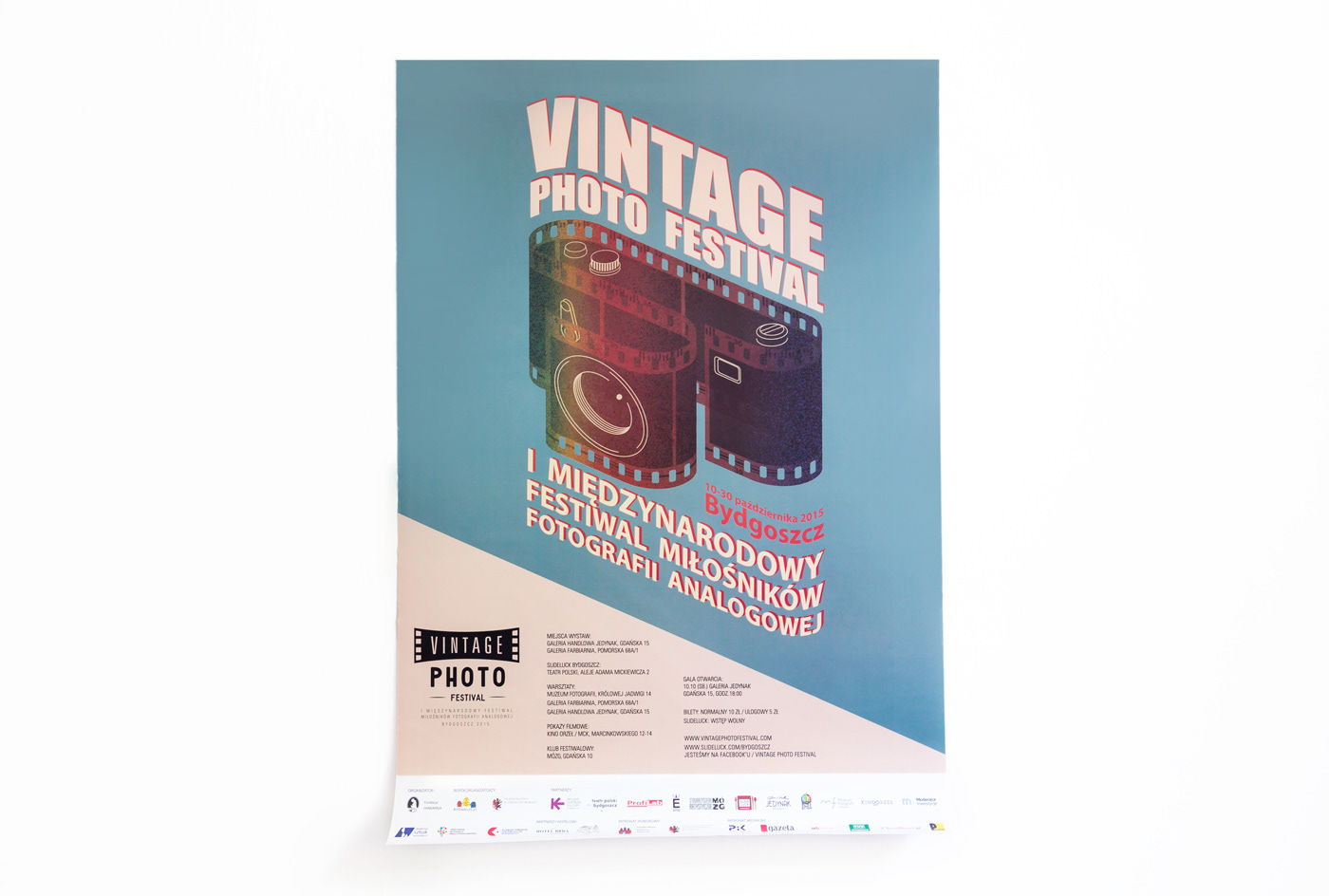poster illustratin graphic print festival photo vintage design