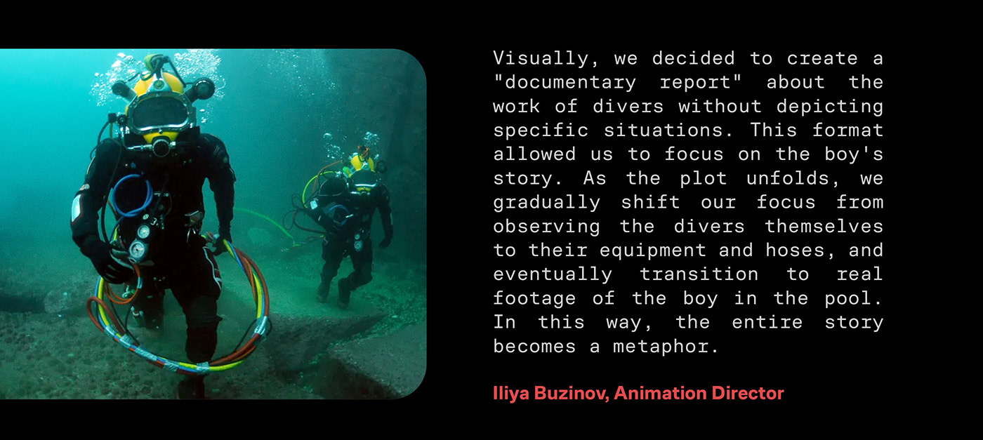 3D blender underwater diver social