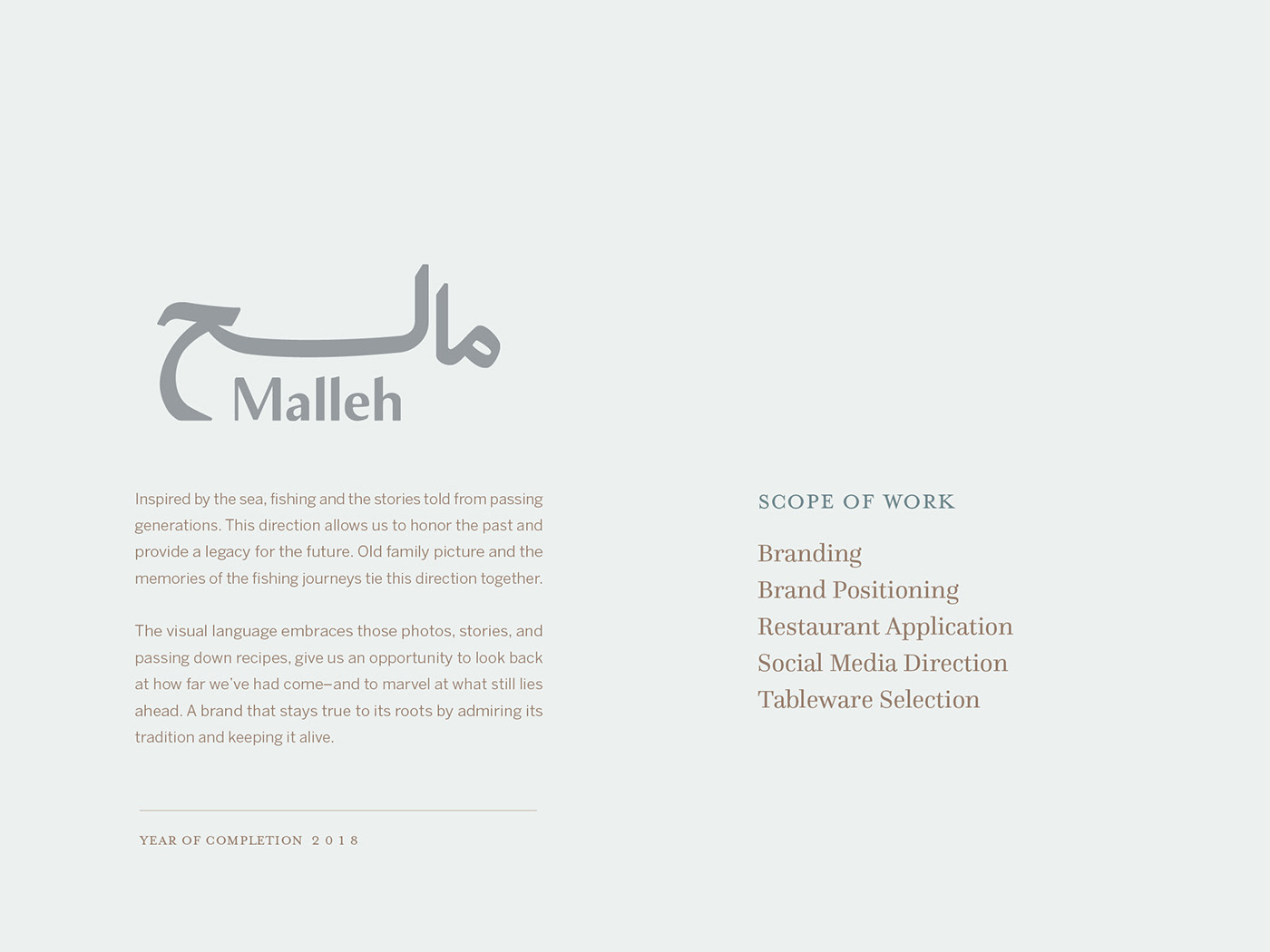 brand identity branding  dubai Ocean restaurant seafood visual language Arabic logo arabic typography KSA