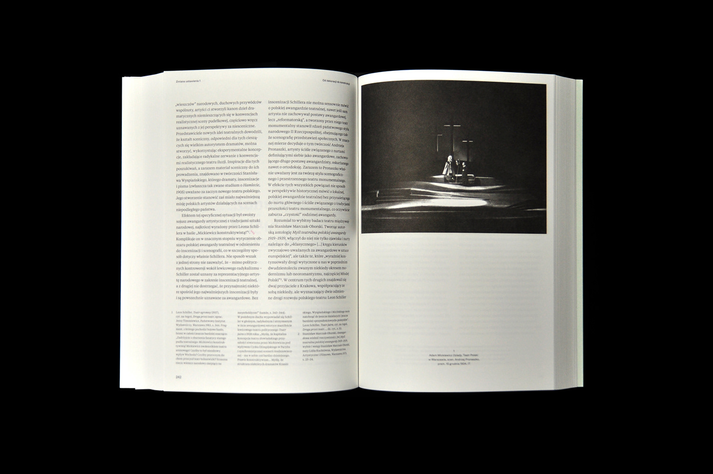 book InDesign Layout publication scenography series Theatre